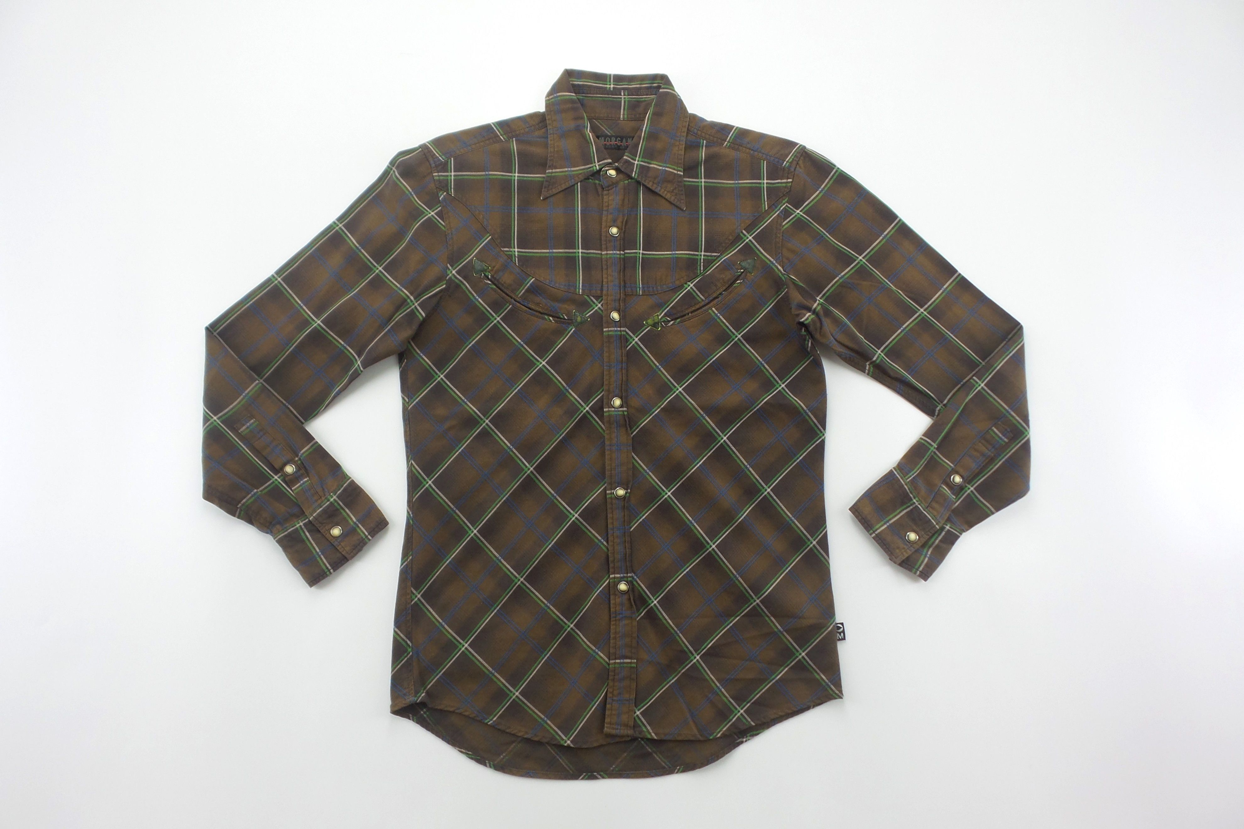 Morgan Homme Morgan De Toi Pearl Snap Button Western Shirts Size US M / EU 48-50 / 2 - 1 Thumbnail