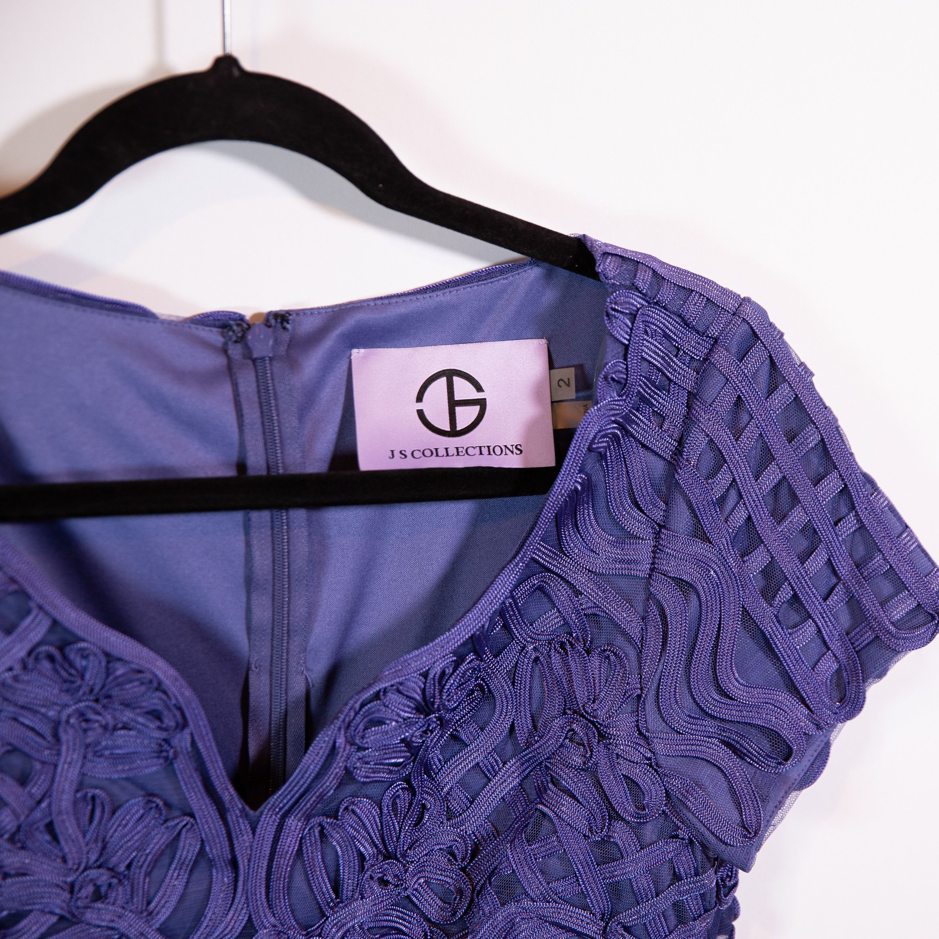 Other NEW JS Collection 866070 Allover Lace Applique Size XS / US 0-2 / IT 36-38 - 2 Thumbnail