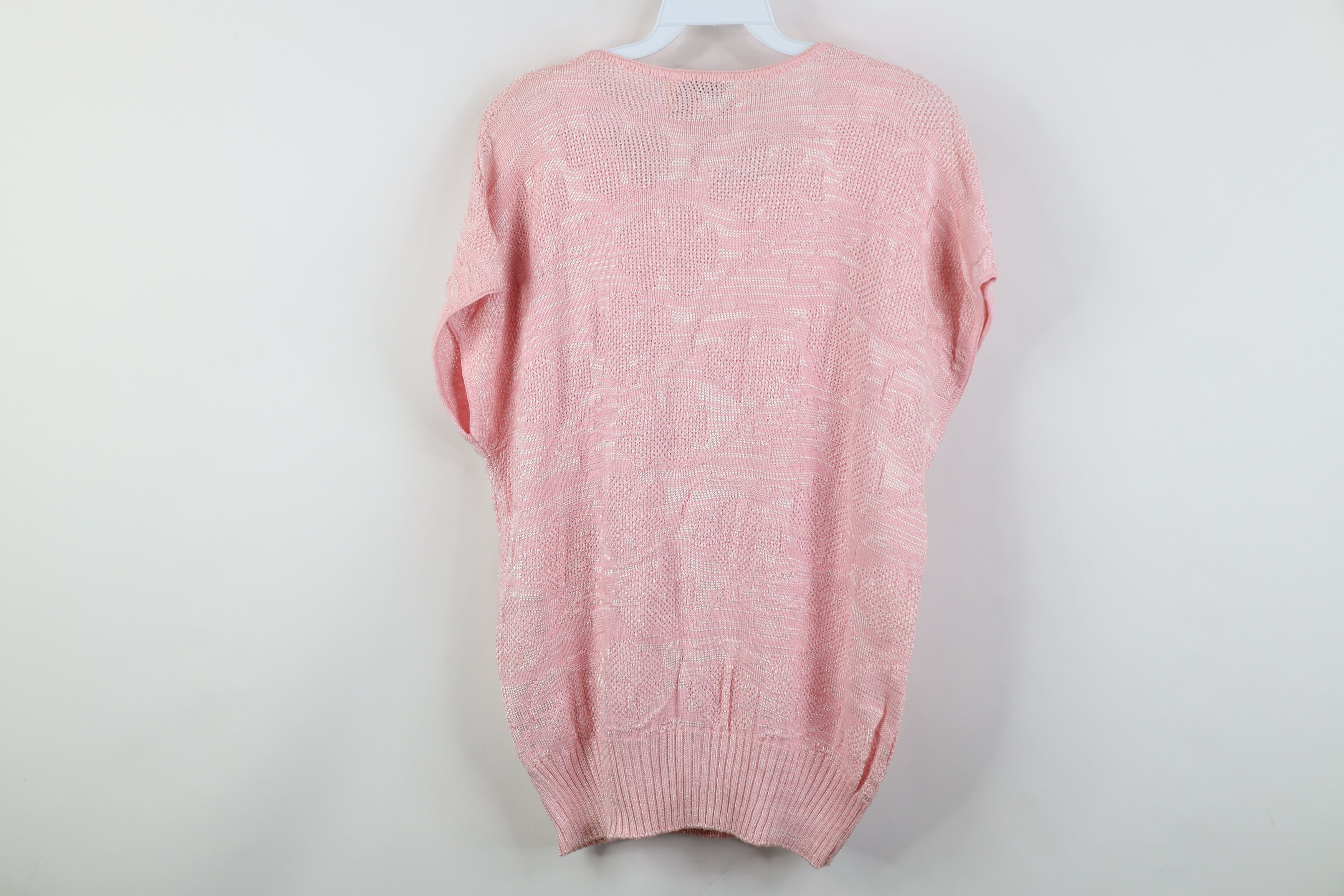 Vintage Vintage 80s 90s Fairy Kei Kawaii Flower Sweater Vest USA Size L / US 10 / IT 46 - 9 Thumbnail