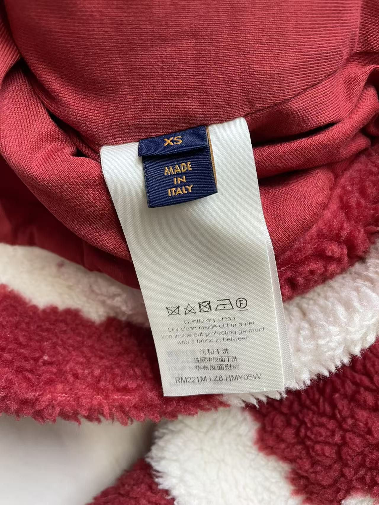Louis Vuitton Louis Vuitton X Nigo Red Checkered Fleece Jacket Size US XS / EU 42 / 0 - 9 Thumbnail