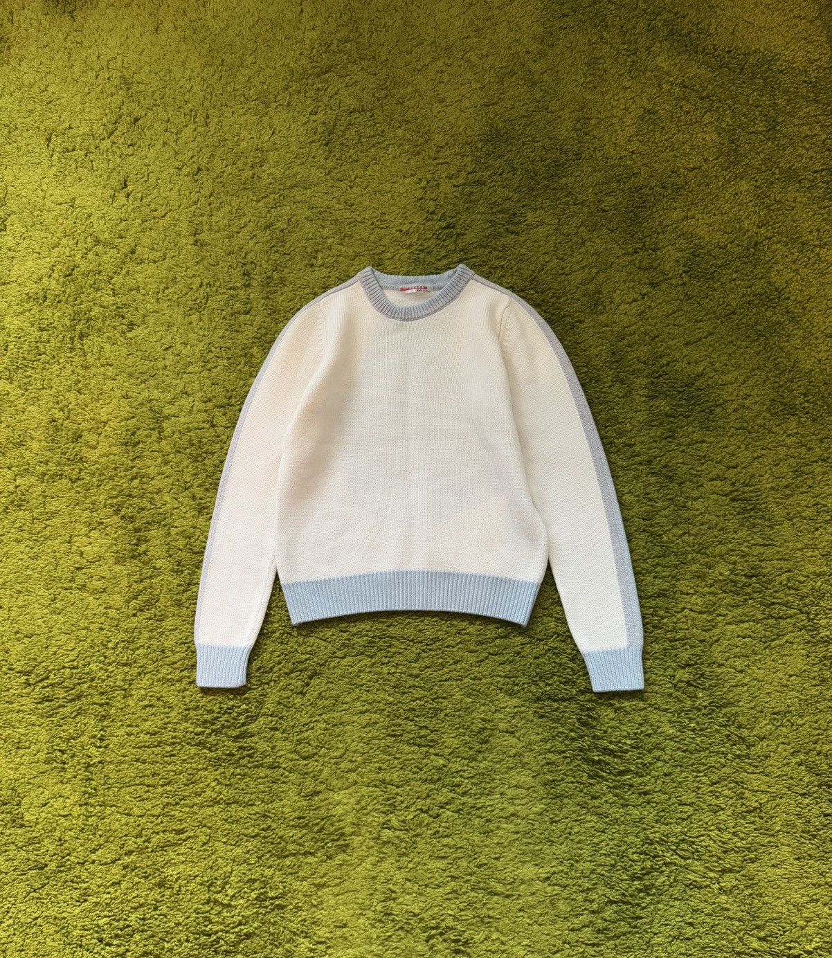 Prada 2000s vintage 100% wool sweater Y2K
