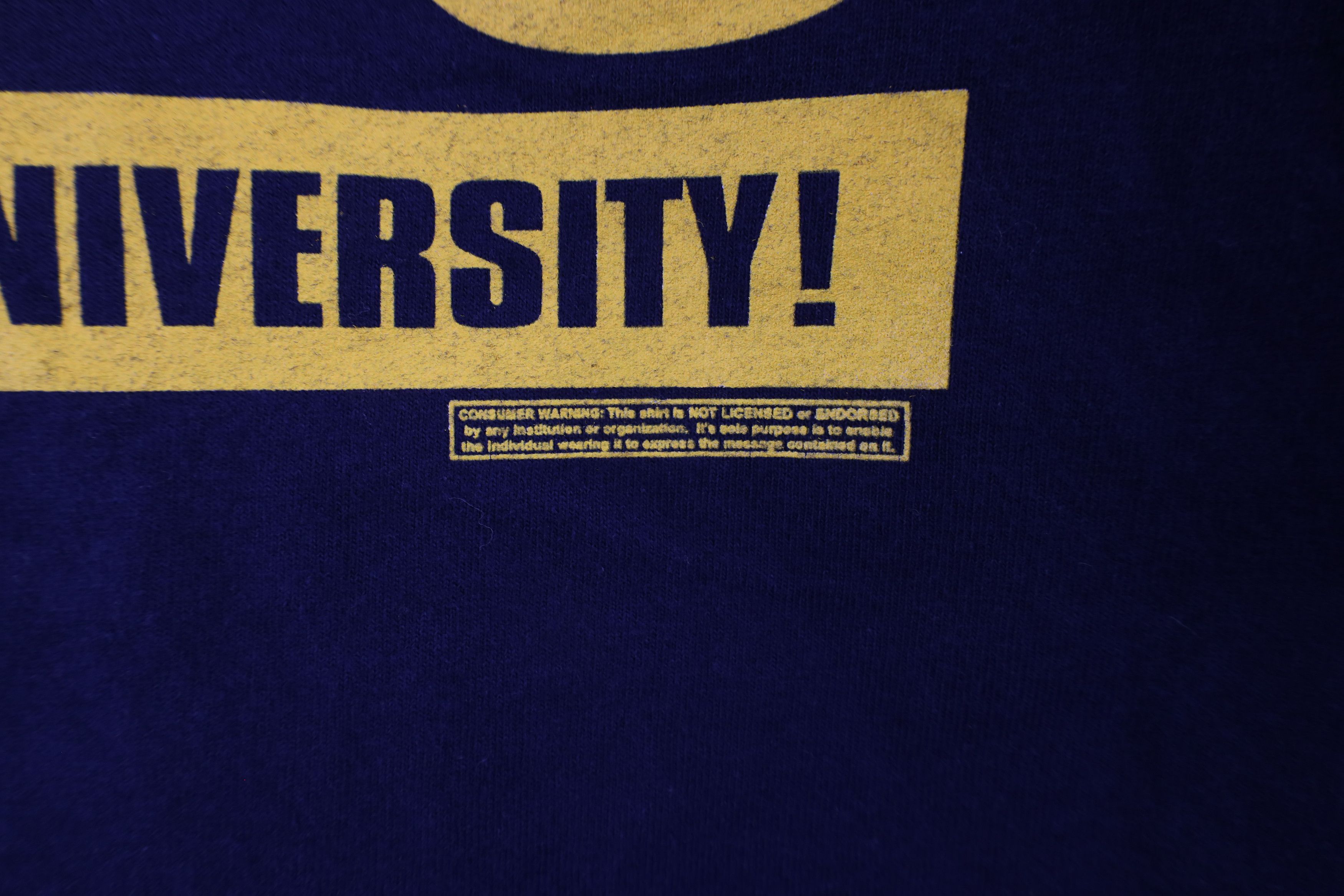 Vintage Vintage Looking Down University of Michigan Football T-Shirt Size US M / EU 48-50 / 2 - 10 Thumbnail