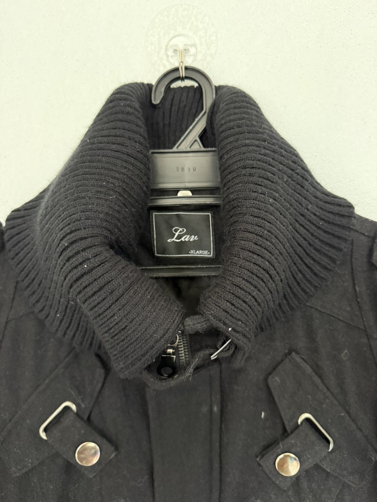 Japanese Brand Dark Aesthetic Jacket Buckle Ribbed High Collar Gothic Edge Size US XL / EU 56 / 4 - 8 Thumbnail