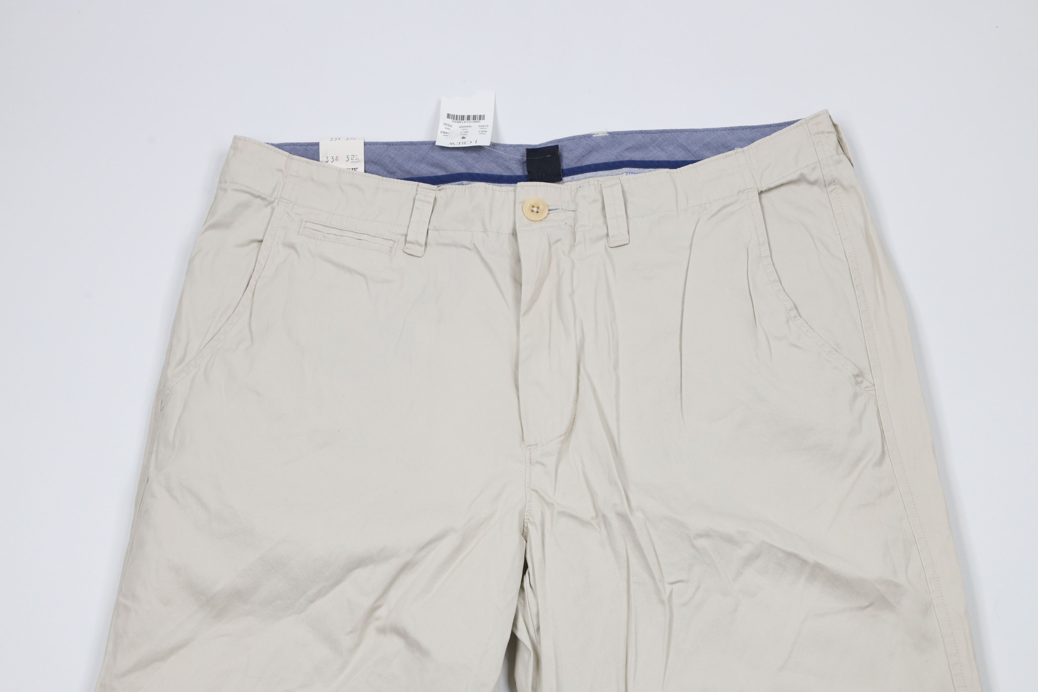 J.Crew × Vintage Deadstock Vintage J Crew Fit Straight Leg Chino Pants Cotton Size US 33 - 2 Thumbnail