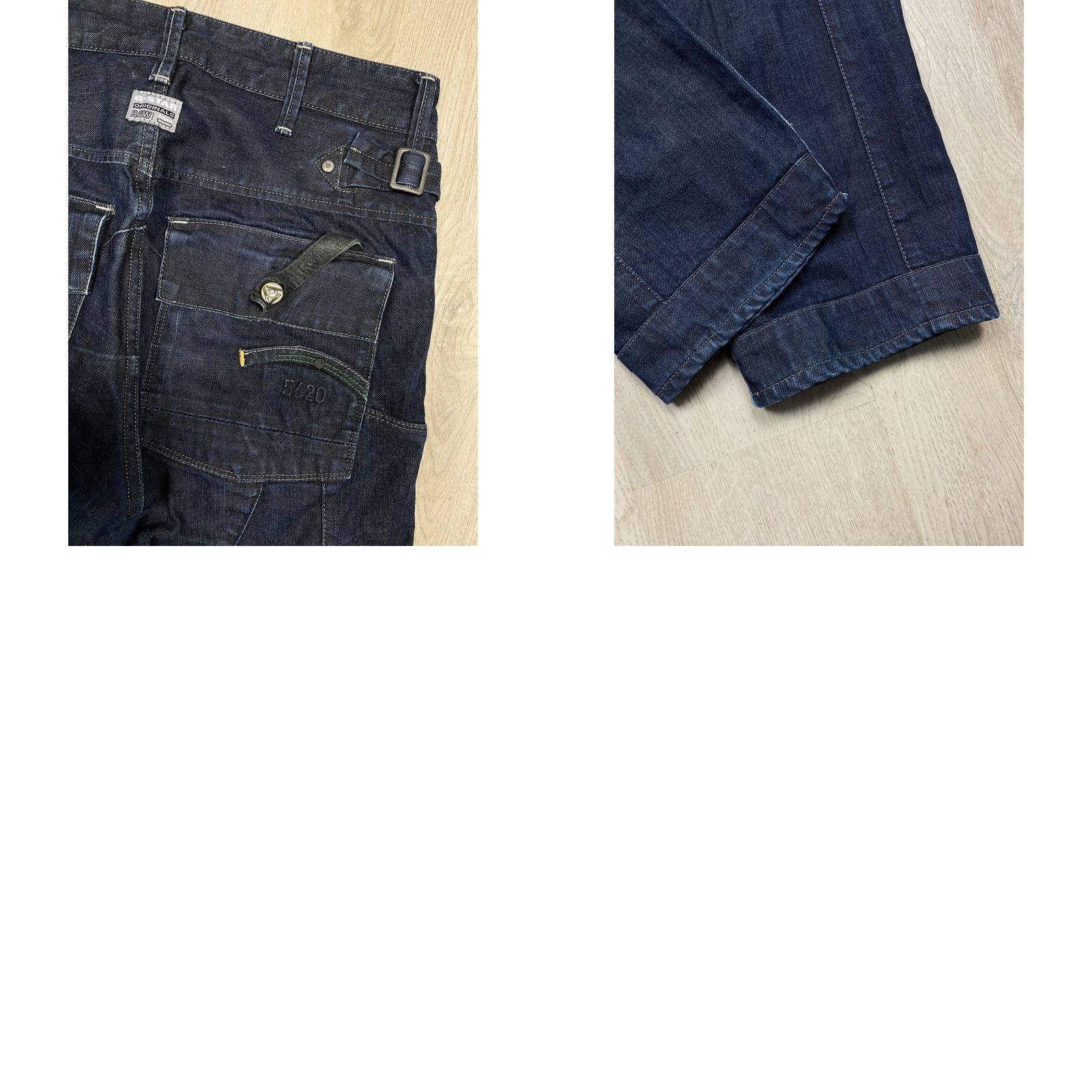G-Star G Star Raw 5620 Jeans Denim Pants Vintage Double Knee Regular 31 Blue Men Jeans Size US 31 - 8 Thumbnail