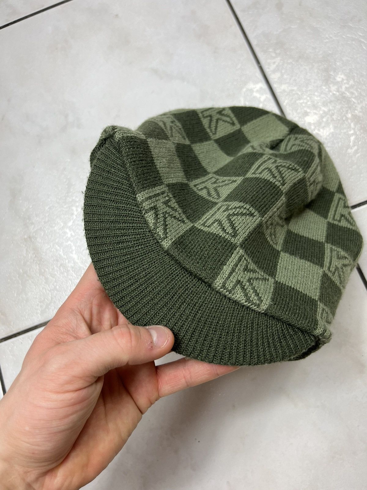 Kappa × Vintage Vintage Kappa visor radar beanie knitted hat cap hip hop y2k Size ONE SIZE - 7 Thumbnail