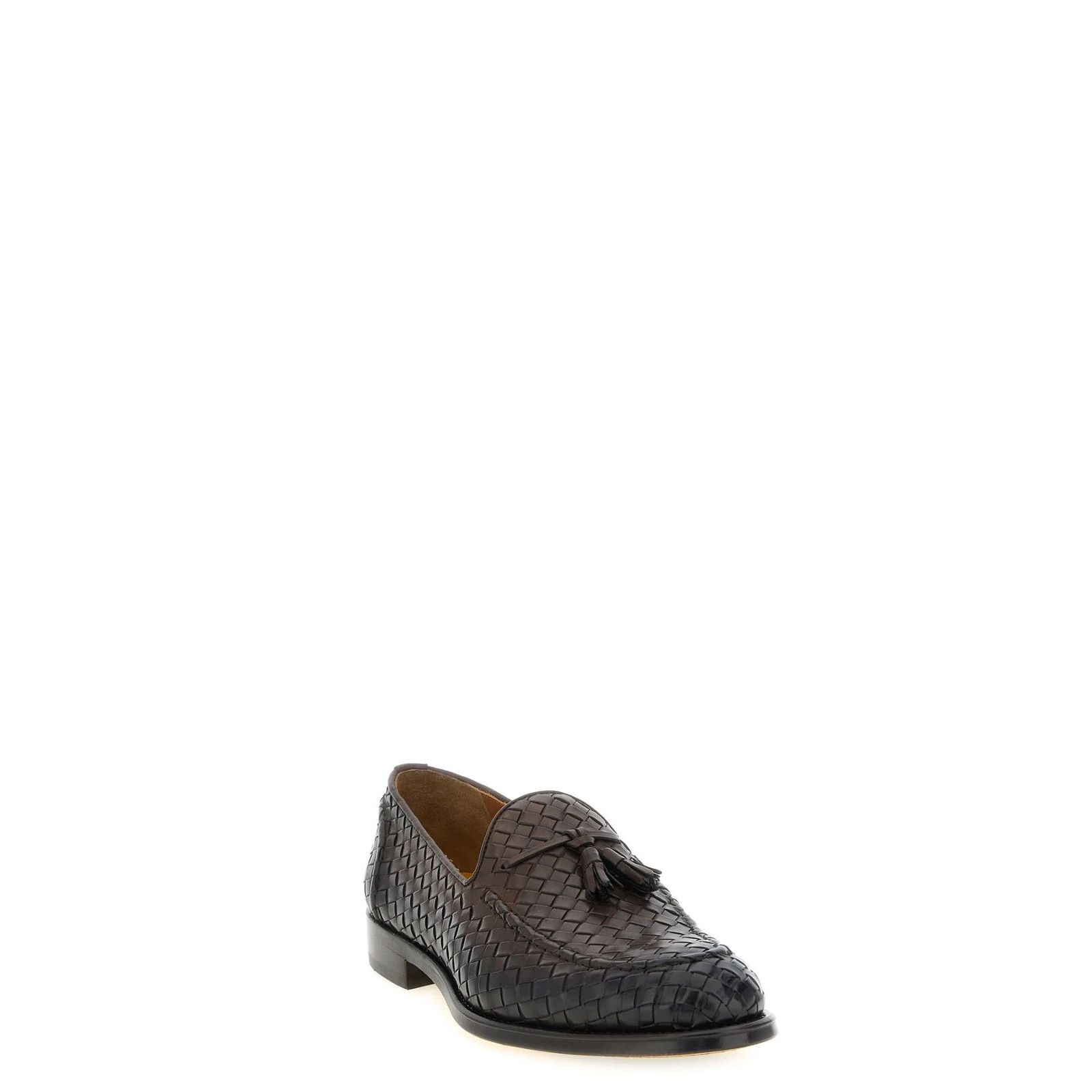 Other DOUCALS Adler Brown Woven Leather Loafers New & Authentic (M Size US 7 / EU 40 - 2 Thumbnail