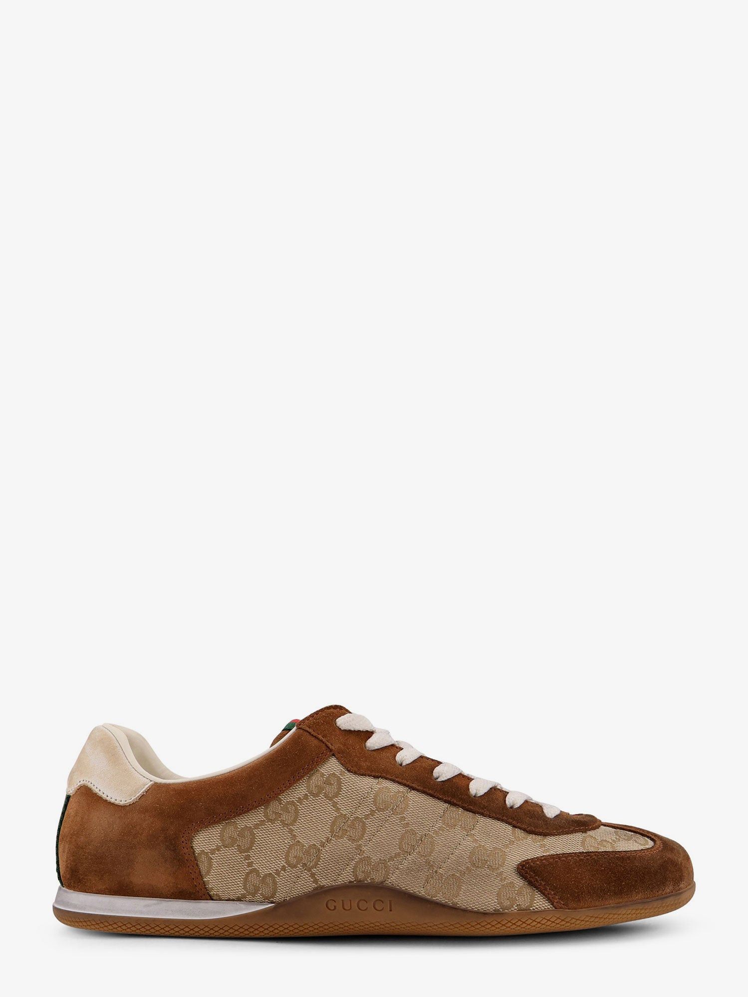 Gucci Gucci Shift suede sneakers with GG Supreme Fabric inserts UK 8 - USA Tariffs Included Size US 8.5 / EU 41-42 - 1 Thumbnail