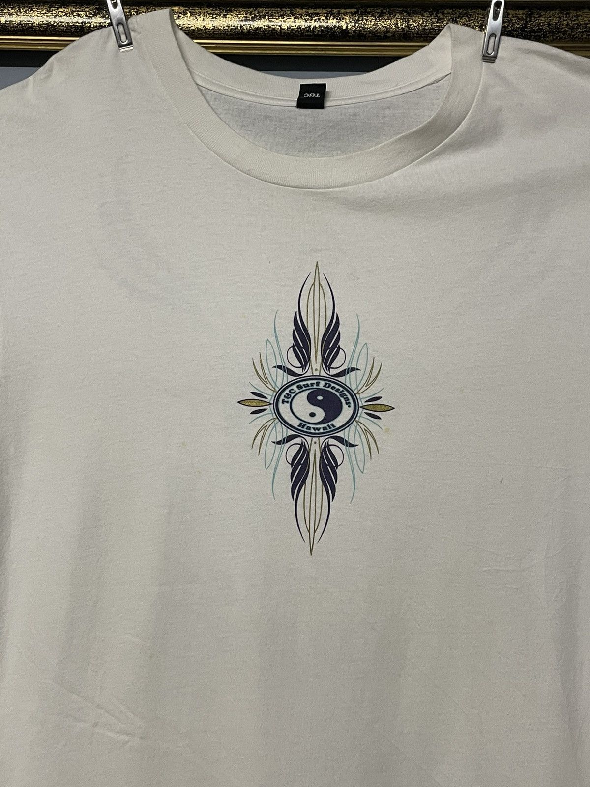 Designer × Japanese Brand × Vintage Vintage 1990s Top Designer T&C Surf Yinyang Riding Tee Size US XL / EU 56 / 4 - 6 Thumbnail
