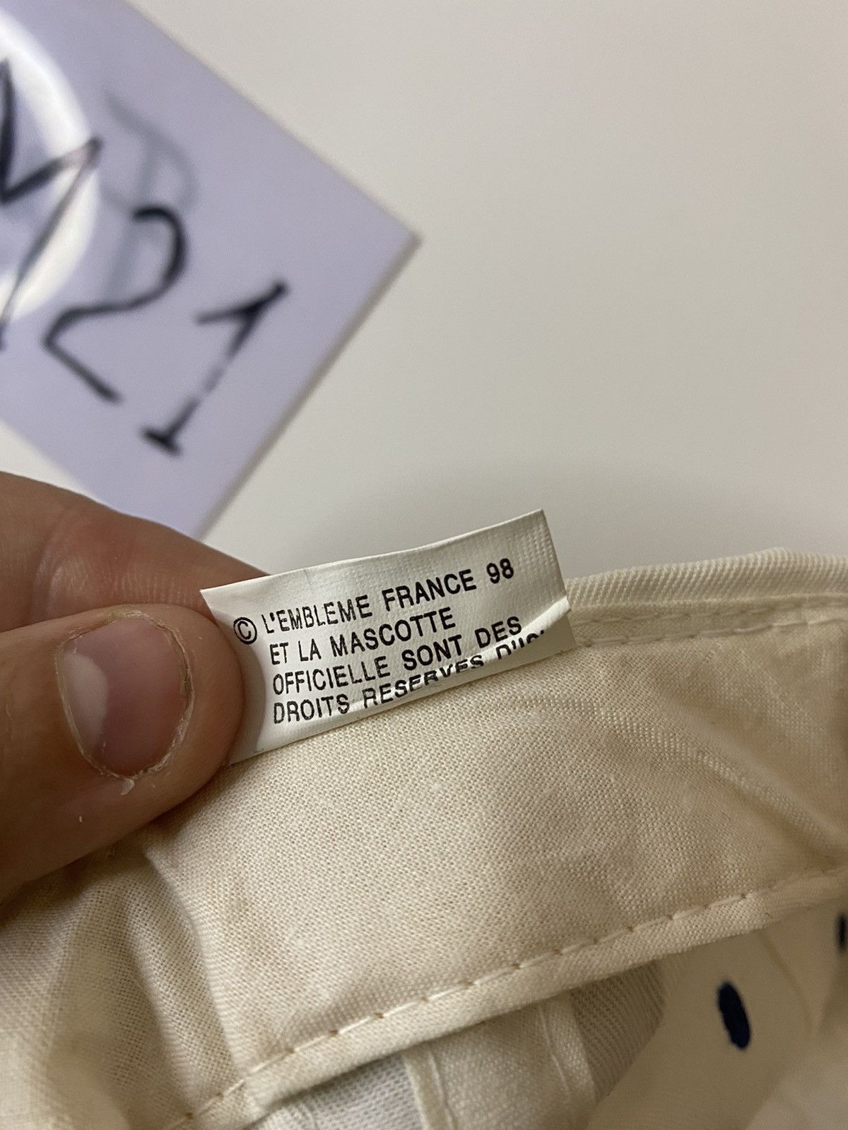 Vintage France 90 World Cup cap hat Size ONE SIZE - 7 Thumbnail