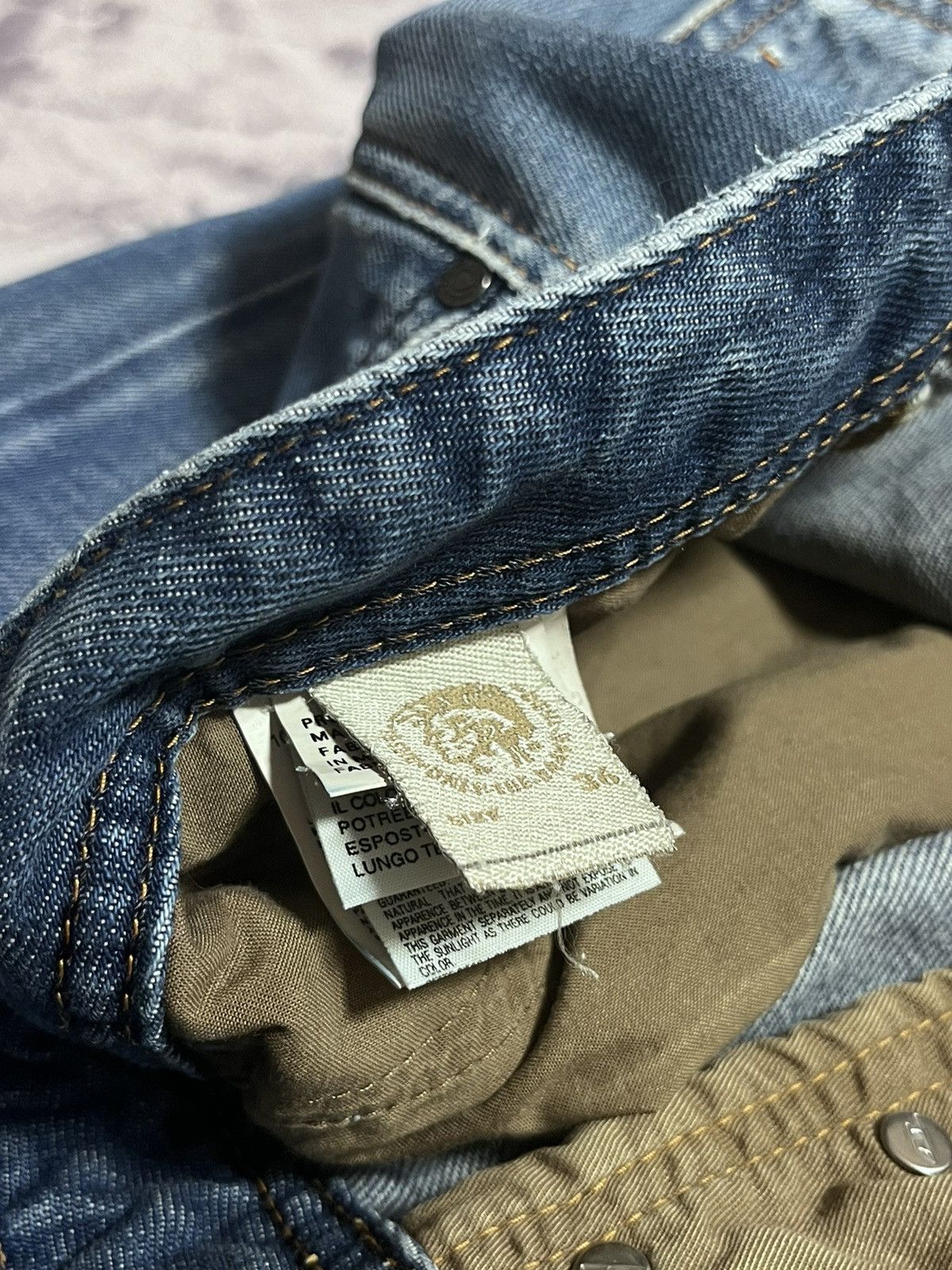 Diesel × Vintage 💥VINTAGE DIESEL FADE DISTRESSED DENIM Size US 35 - 9 Thumbnail