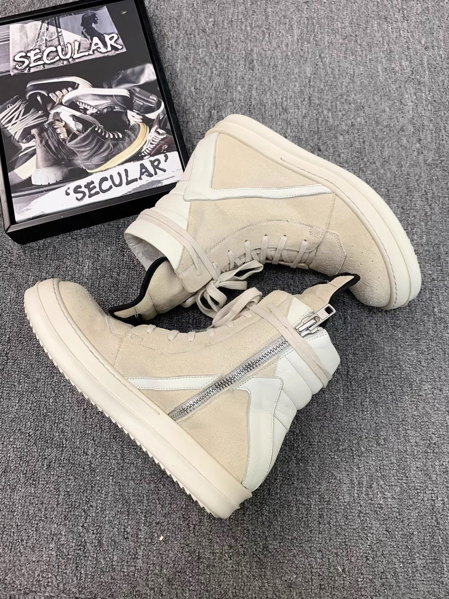 Rick Owens Rick Owens Mainline Desert Inverted Triangle Sneakers K34 Size US 8 / IT 38 - 6 Thumbnail