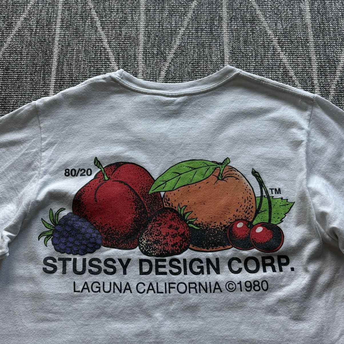 Stussy × Vintage fresh fruit tee stussy Size US S / EU 44-46 / 1 - 5 Thumbnail