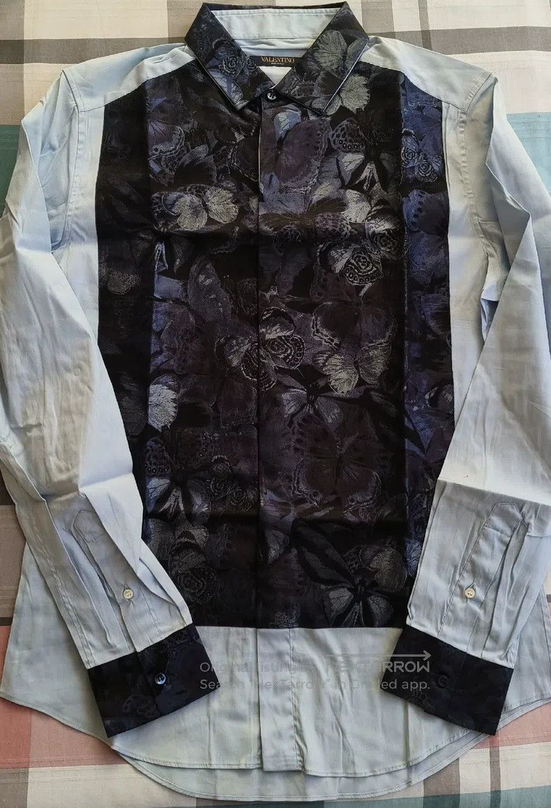 Valentino Valentino Butterfly jacquard shirt Size L / US 10 / IT 46 - 1 Thumbnail