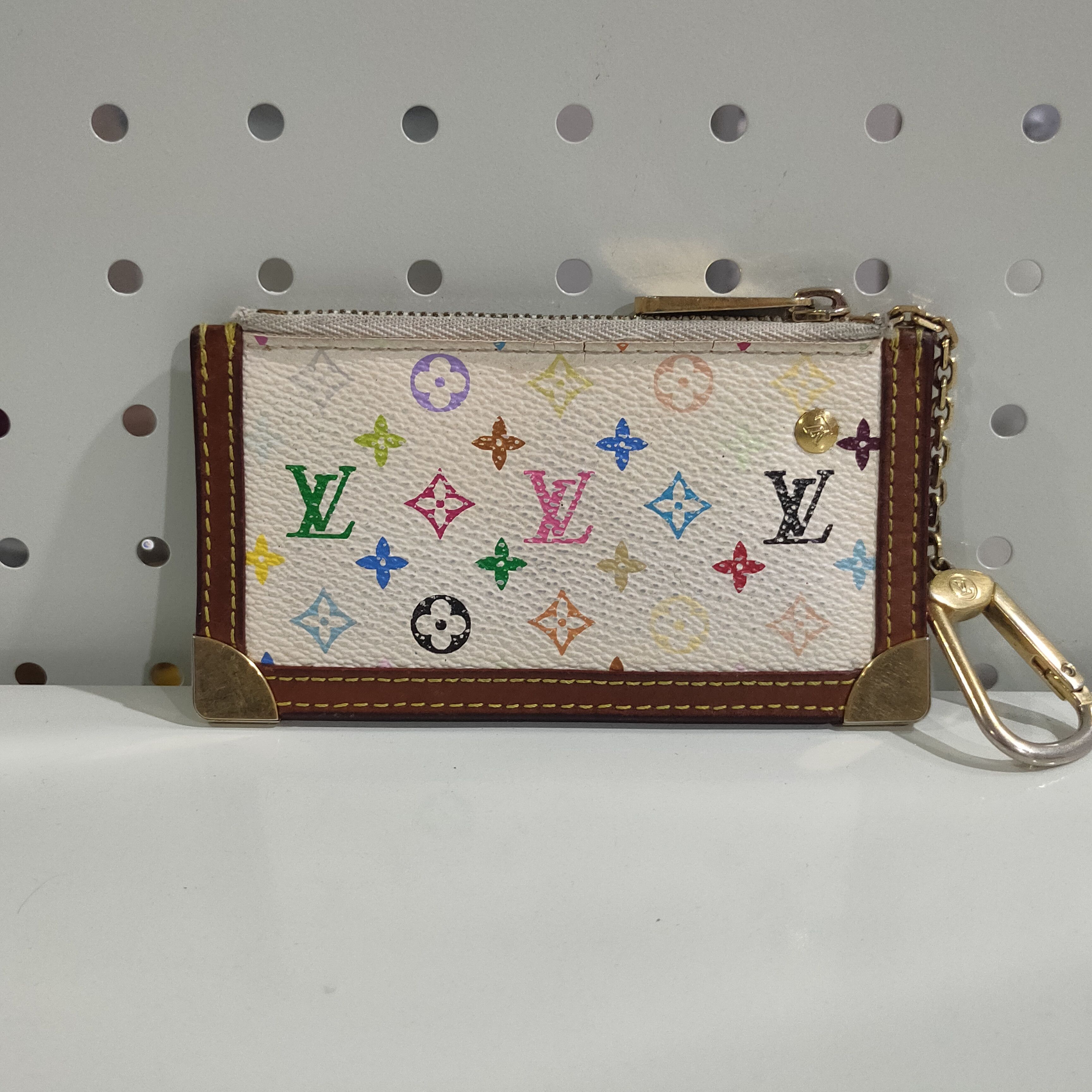 Louis Vuitton 🔥Louis Vuitton Multicolore Key Pouch (Pochette Cles) Size ONE SIZE - 5 Thumbnail
