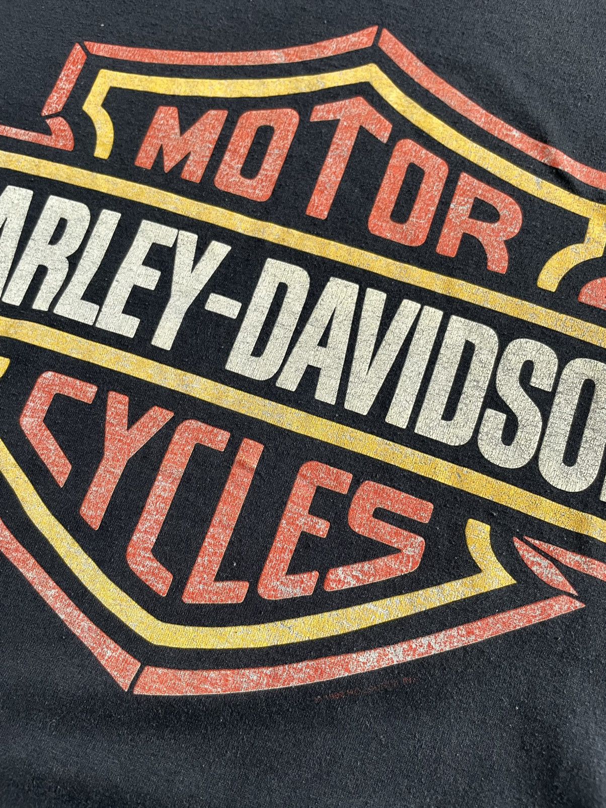 Harley Davidson Vintage 90s Harley Davidson Logo 3D Emblem Style Bl T Shirt Size US XL / EU 56 / 4 - 4 Thumbnail
