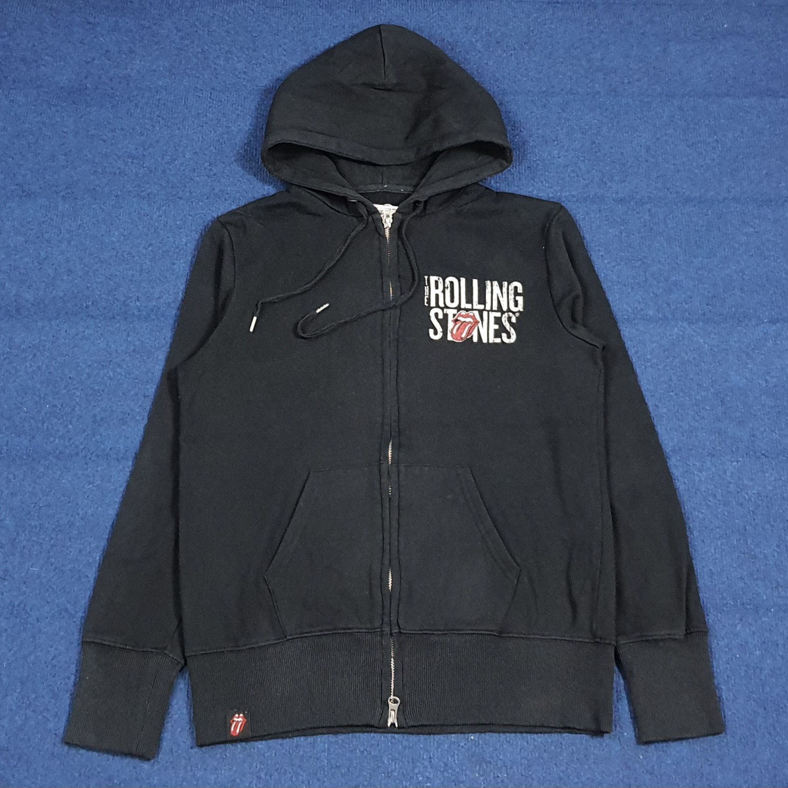 The Rolling Stones Vintage The Rolling Stones Band Double Zipper Hoodie C281N9 Size US S / EU 44-46 / 1 - 3 Thumbnail