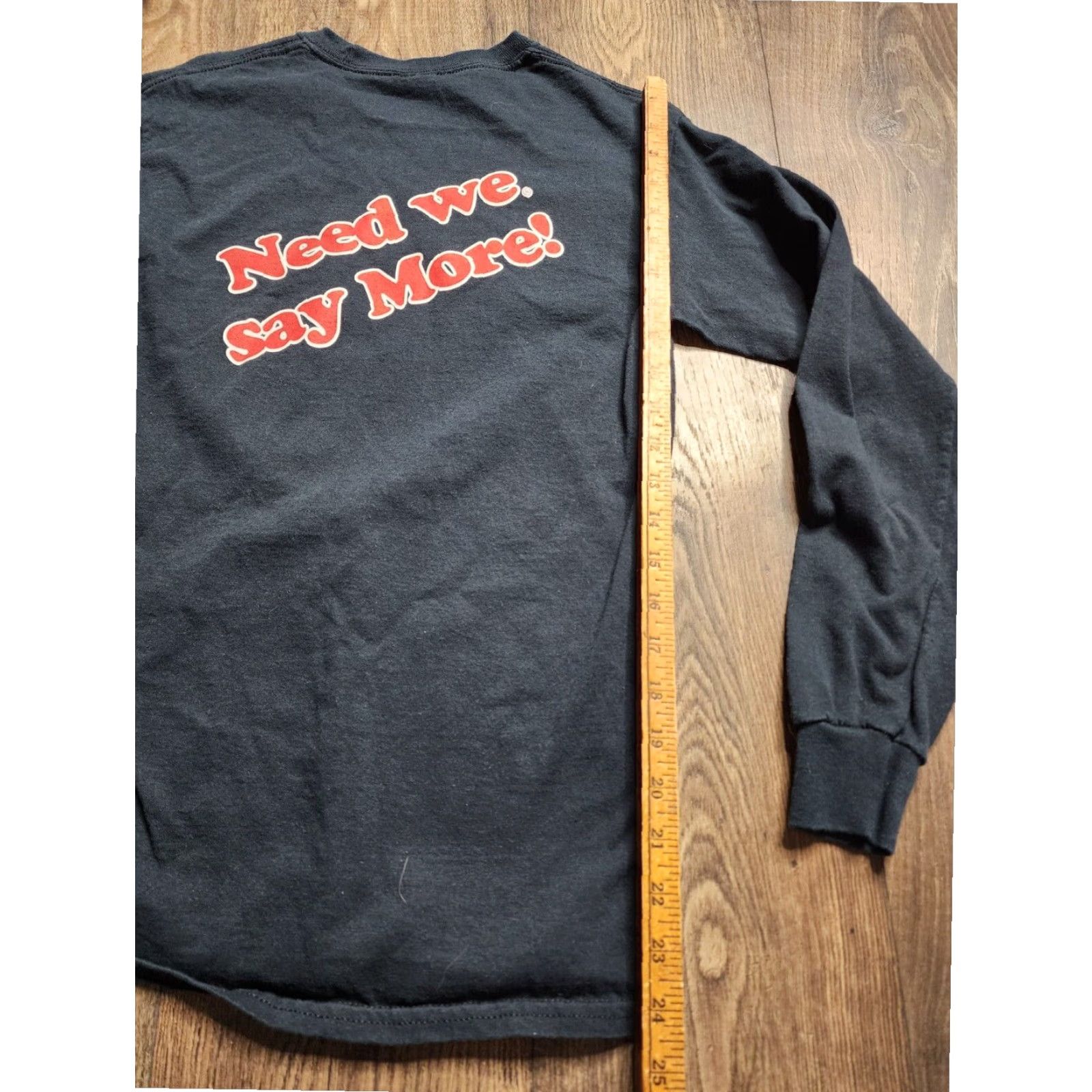 Gildan Gildan Motorcycle Long Sleeve T Shirt Mens Black S Ker's Winghouse Logo Graphic Print Cotton Size US S / EU 44-46 / 1 - 2 Thumbnail