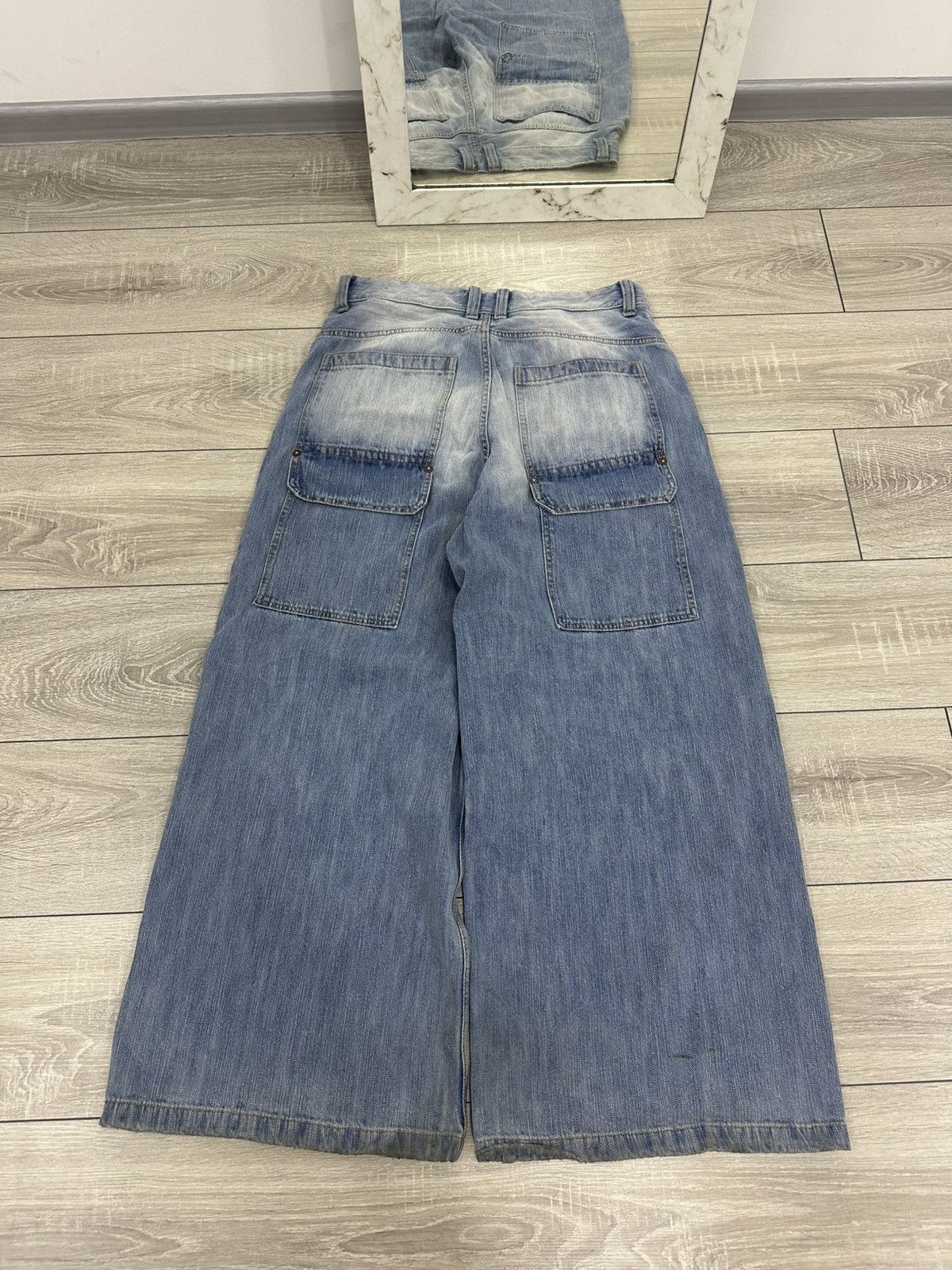 Japanese Brand Baggy Wide Y2K Jnco Style Jeans Japanese Style Size US 32 / EU 48 - 5 Thumbnail