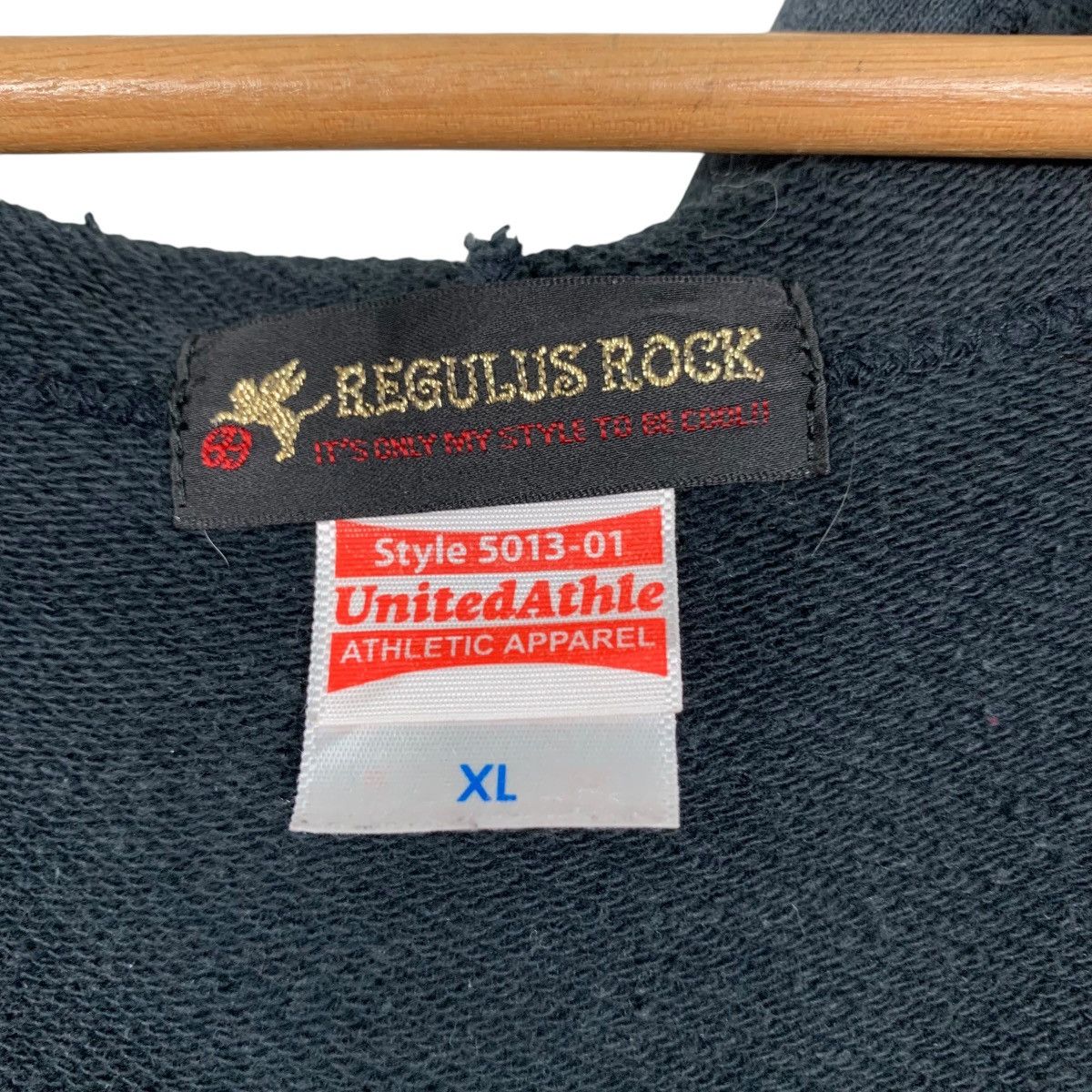 Japanese Brand REGULUS ROCK The Front Of Armament Big Logo Hoodie 2428-C109 Size US XL / EU 56 / 4 - 17 Thumbnail