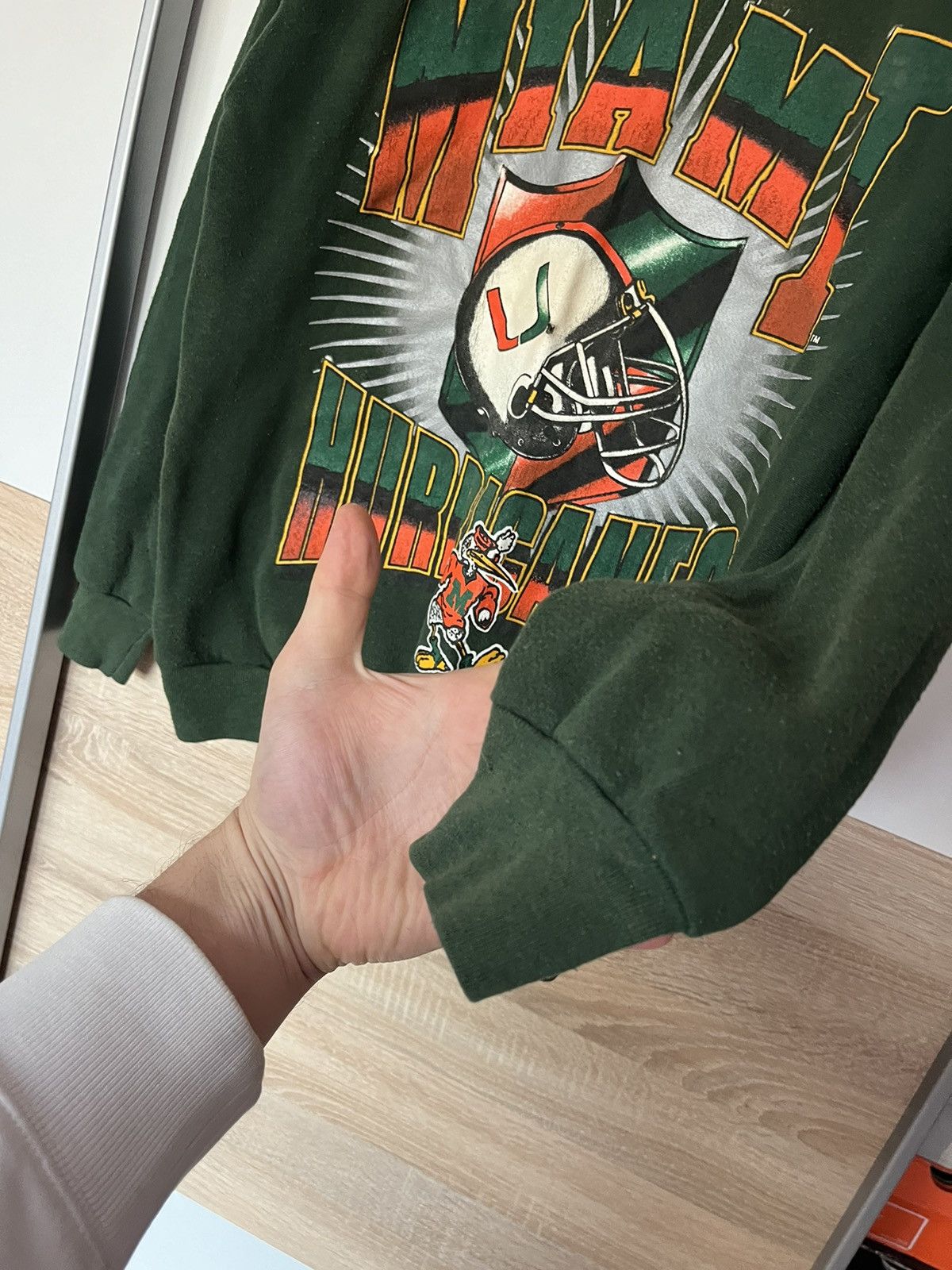 NFL Vintage 90’s TNT NFL x Miami Hurricanes Graphic Crewneck RAP Size US L / EU 52-54 / 3 - 4 Thumbnail