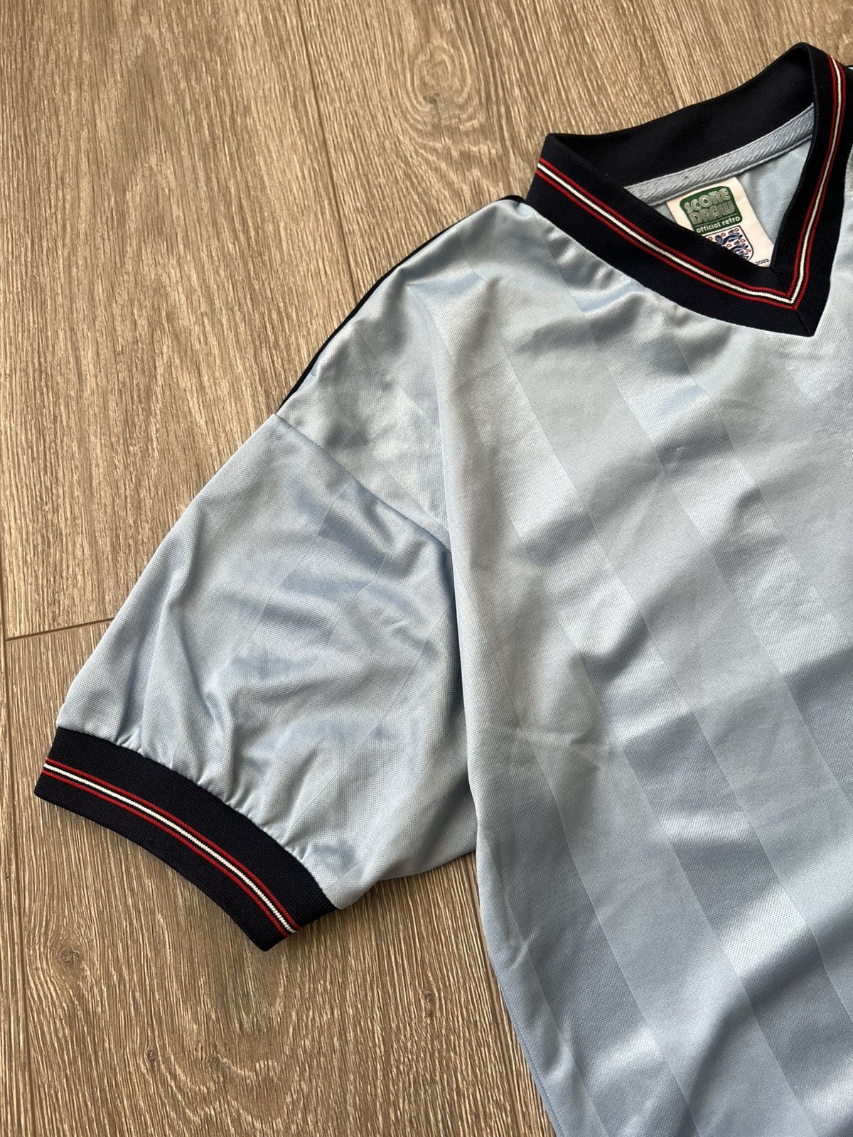 Vintage Score Draw Football England Jersey Blokecore Size US M / EU 48-50 / 2 - 5 Thumbnail