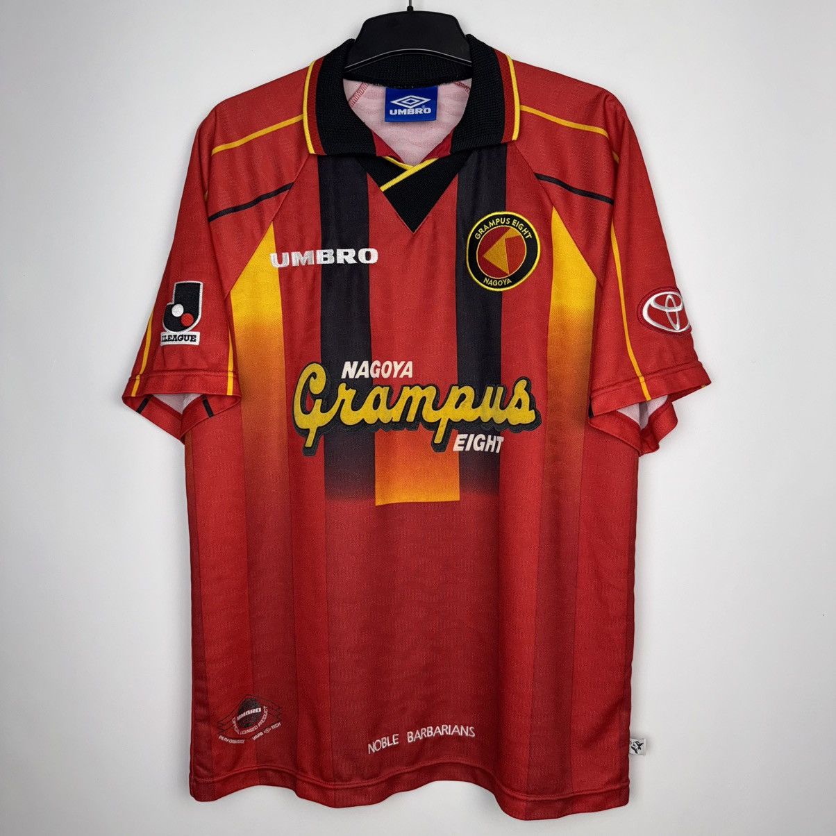 Umbro NAGOYA GRAMPUS EIGHT 1996/98 FOOTBALL SHIRT SOCCER JERSEY Size US M / EU 48-50 / 2 - 1 Thumbnail
