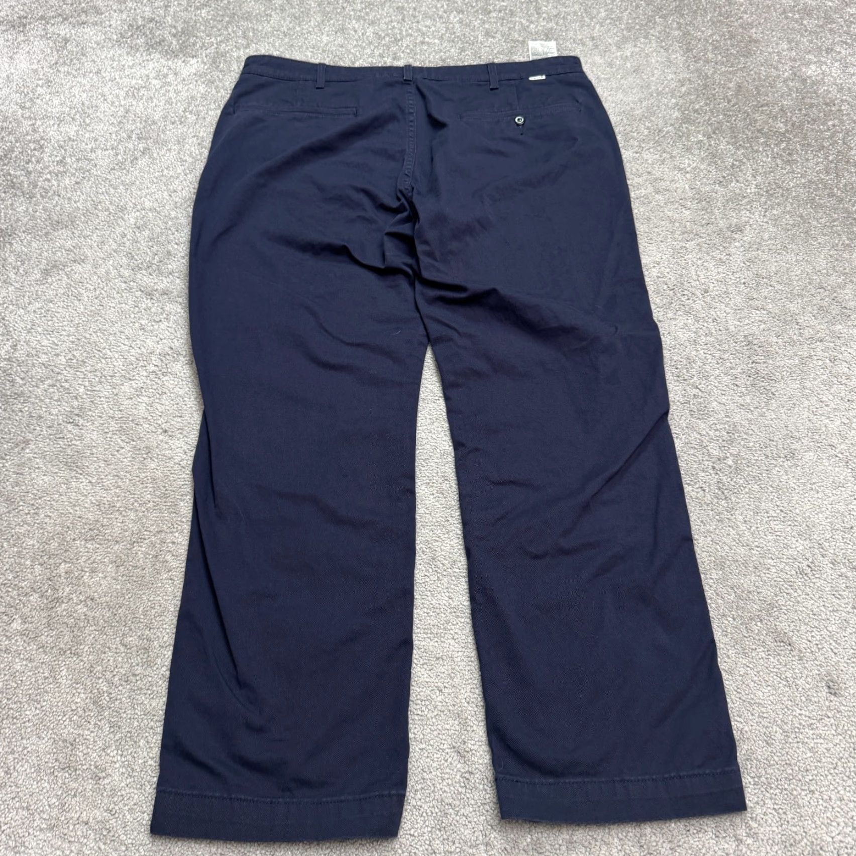 Bonobos Levi's Cotton Chino Pants Mens 36x30 Navy Blue Straight Leg Flat Front Classic Size US 36 / EU 52 - 2 Thumbnail