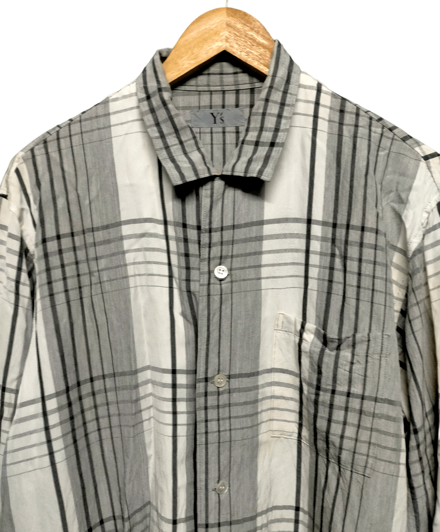 Yohji Yamamoto Vintage Y'S Yohji Yamamoto Rayonne Shirt Button Office Size US L / EU 52-54 / 3 - 2 Thumbnail