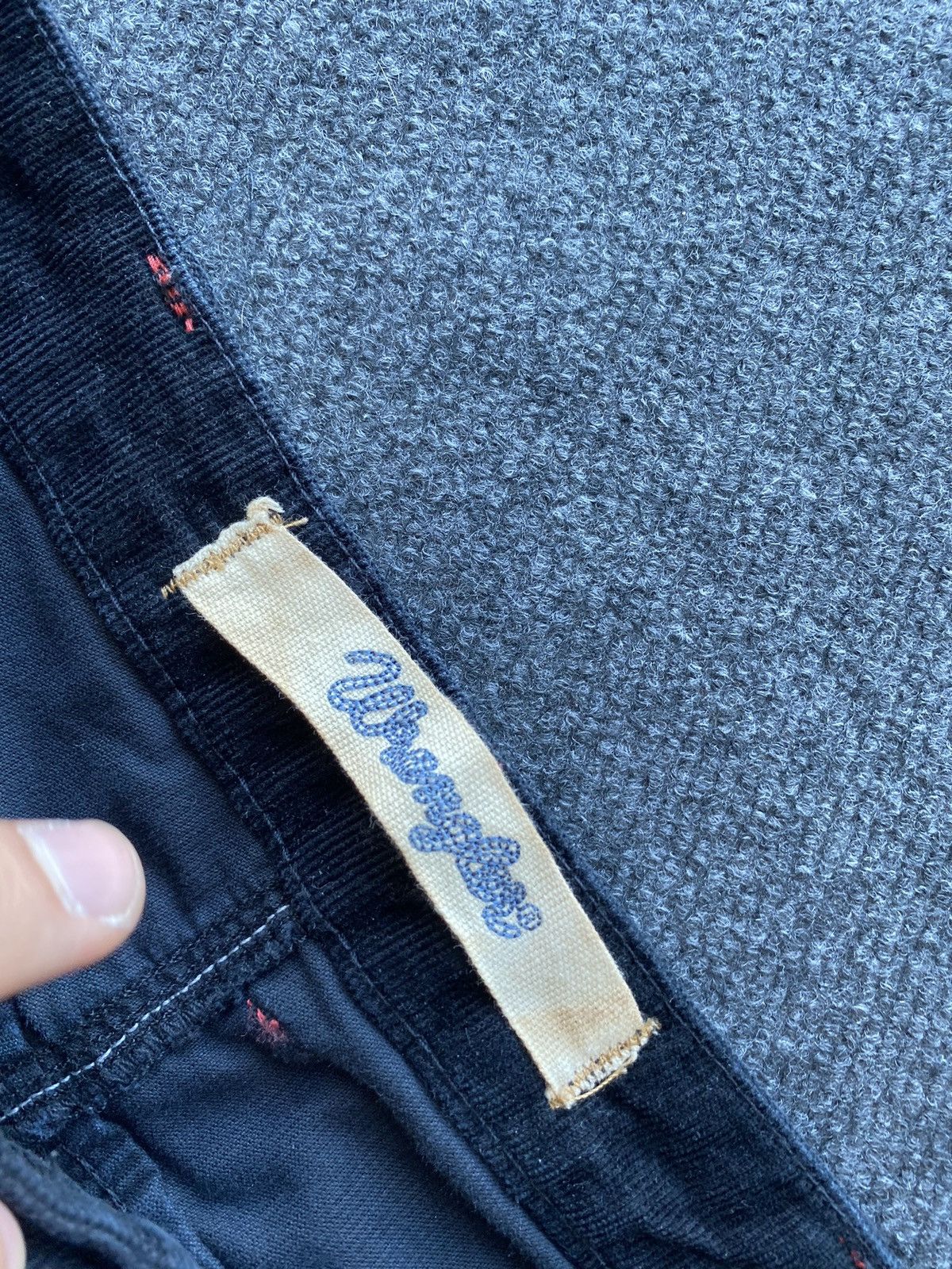 Wrangler 🔥Cowboy Western Vntg Wrangler Flared Corduroy Jeans 26 women Size 26" / US 2 / IT 38 - 3 Thumbnail