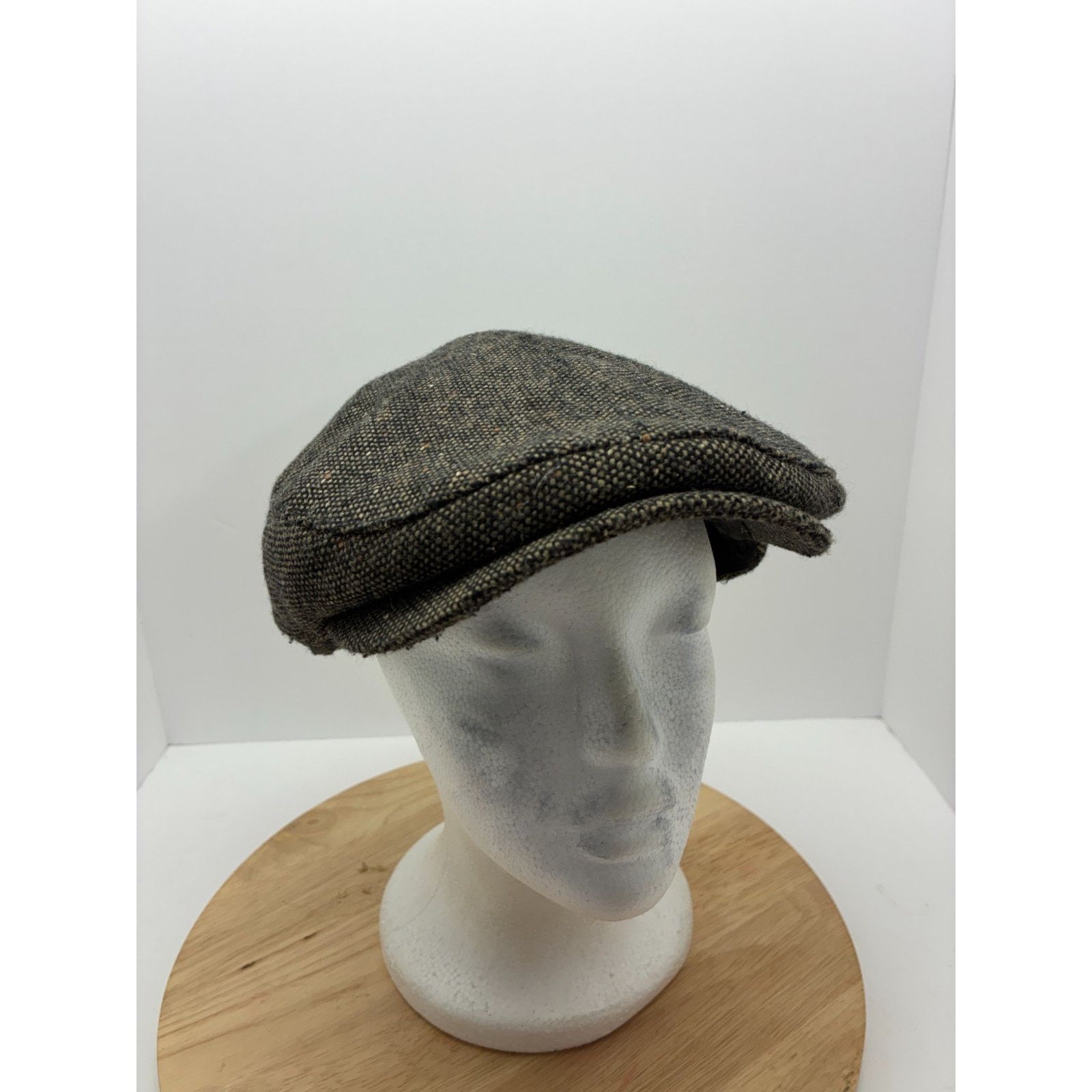 Dockers Dockers Distressed Ivy Cap L/XL Brown Wool Blend Newsboy Hat Size ONE SIZE - 14 Thumbnail