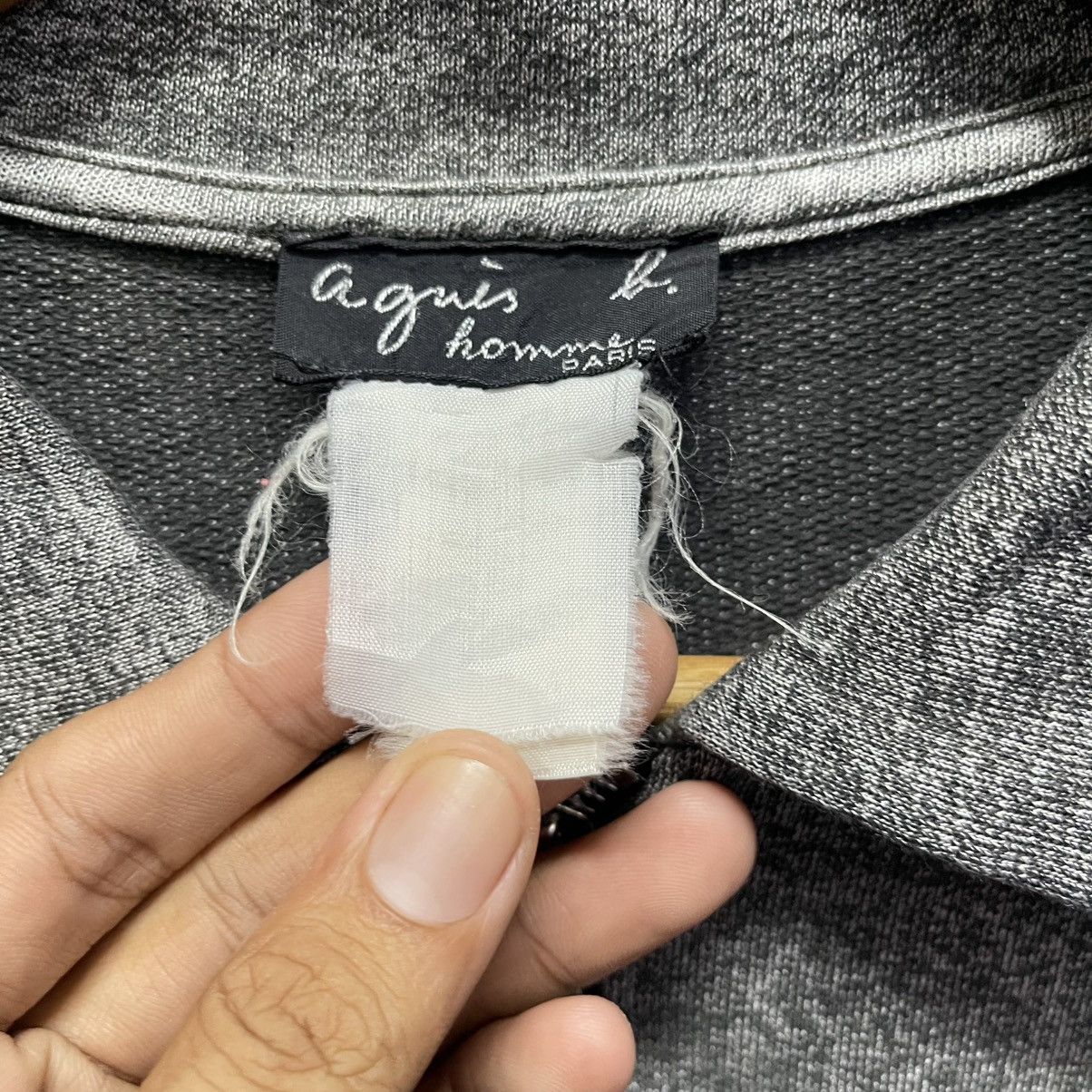 agnes b. Vintage agnès b. Homme Quarter Zip Sweatshirt Size US M / EU 48-50 / 2 - 8 Thumbnail