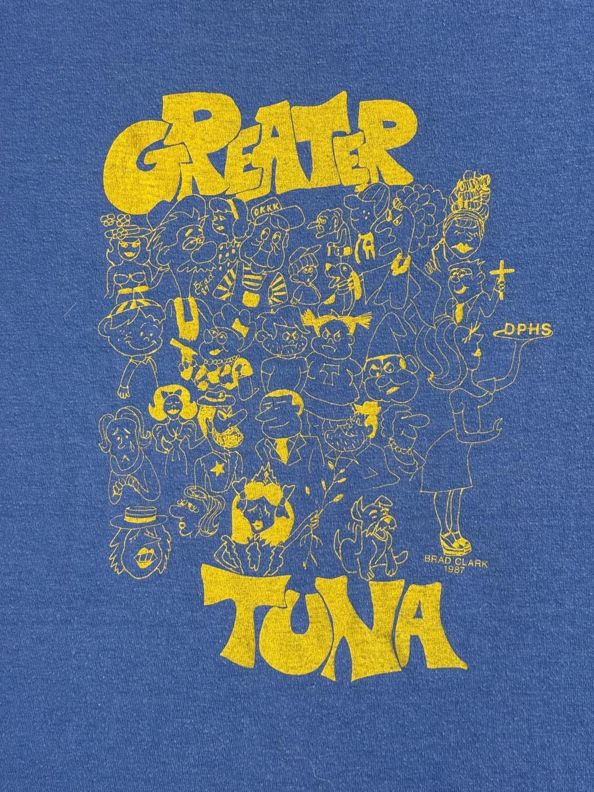 Other Vintage Greater Tuna Play T-shirt DPHS Brad Clark 1987 - L Size US L / EU 52-54 / 3 - 3 Thumbnail