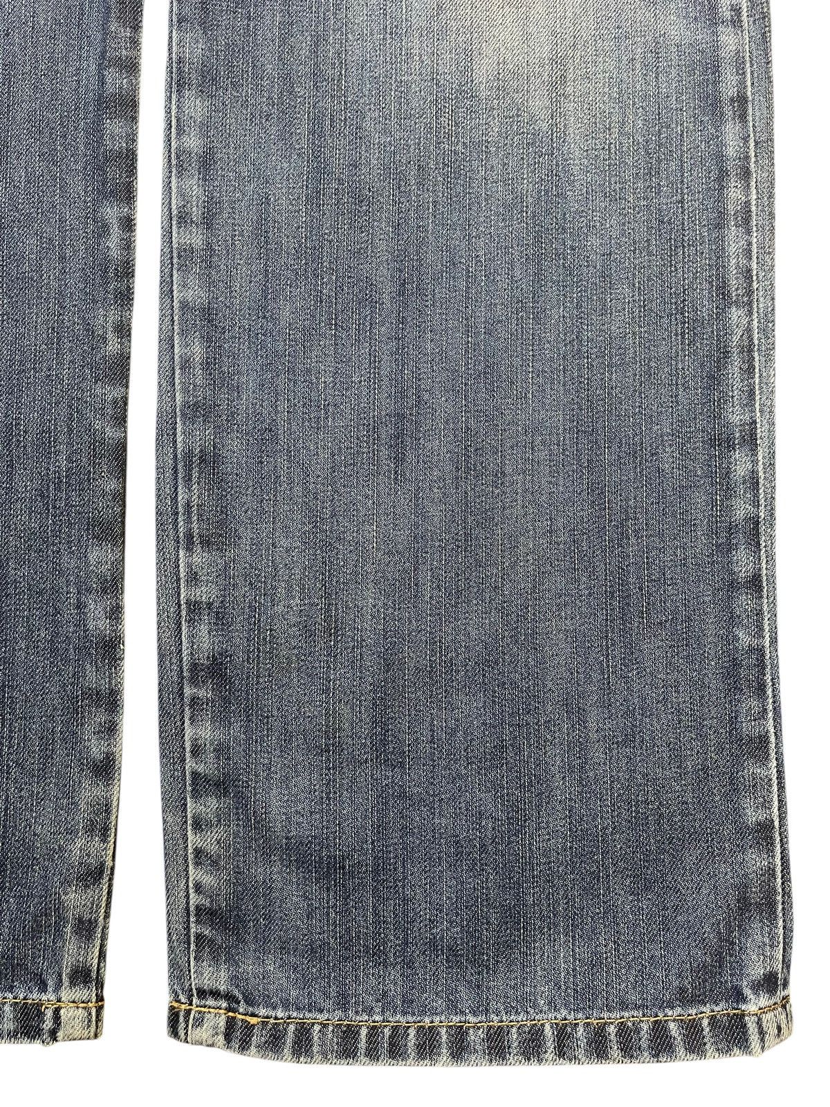 Replay Blue Faded Wash Avant Garde Style Loose Jeans