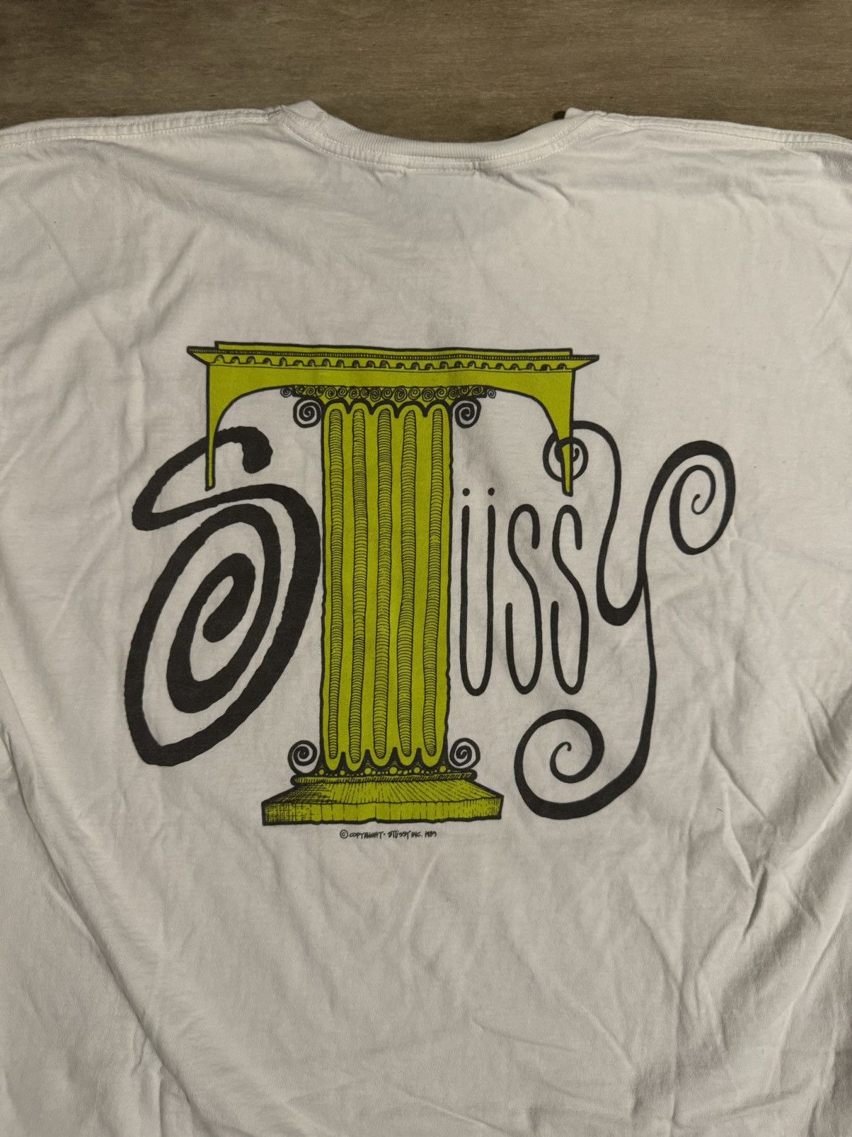 Stussy × Vintage Vintage Stussy T Shirt Size US XL / EU 56 / 4 - 4 Thumbnail