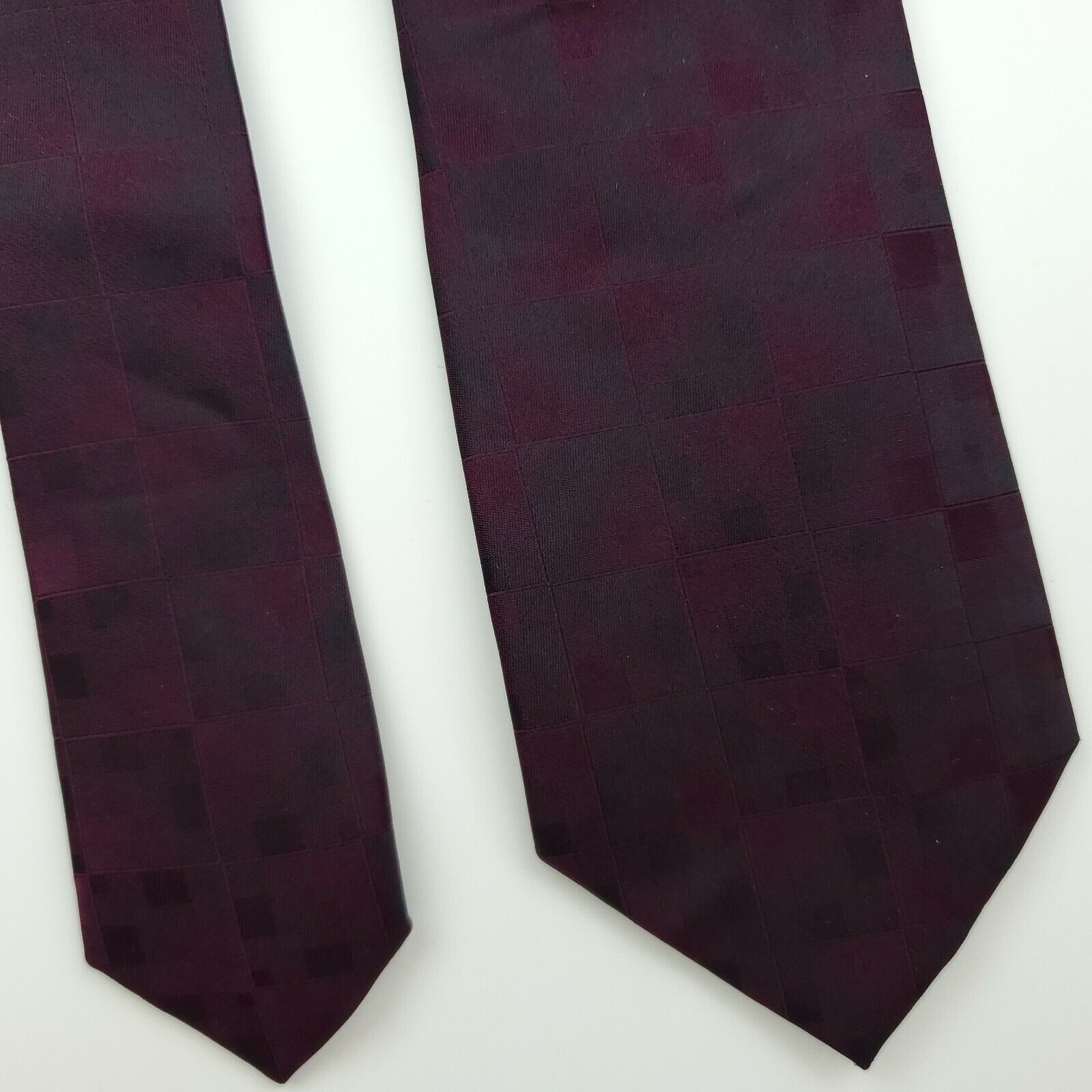 Marc Anthony Marc Anthony Purple Skinny Silk Tie Short Narrow Size ONE SIZE - 1 Thumbnail