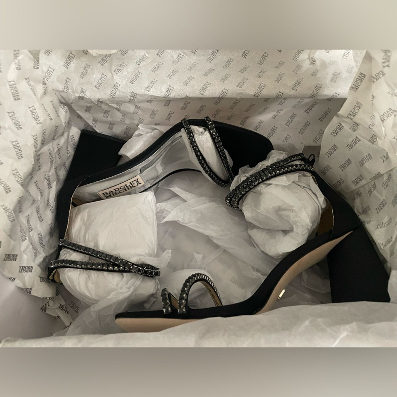 Badgley Mischka Badgley Mischka Lillie Heeled Sandal Women’s 5.5 Size US 5.5 / IT 35.5 - 7 Thumbnail