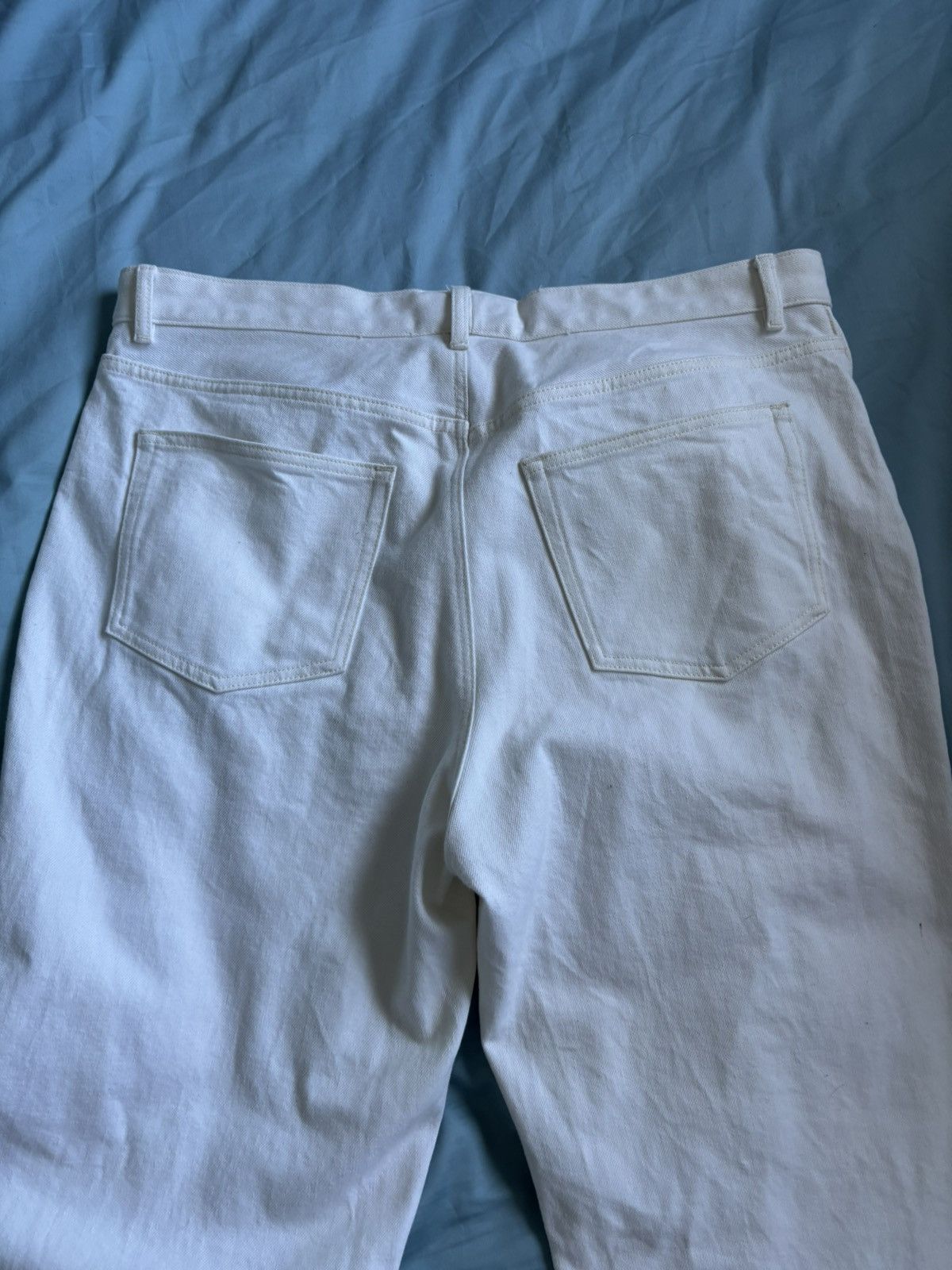 A.P.C. White APC slim jeans worn once Size US 34 / EU 50 - 5 Thumbnail