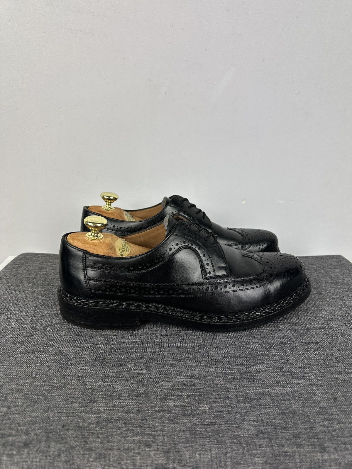 Heinrich Dinkelacker Heinrich Dinkelacker Leather Wingtip Brogue Derby Shoes UK 8 Size US 9 / EU 42 - 1 Thumbnail