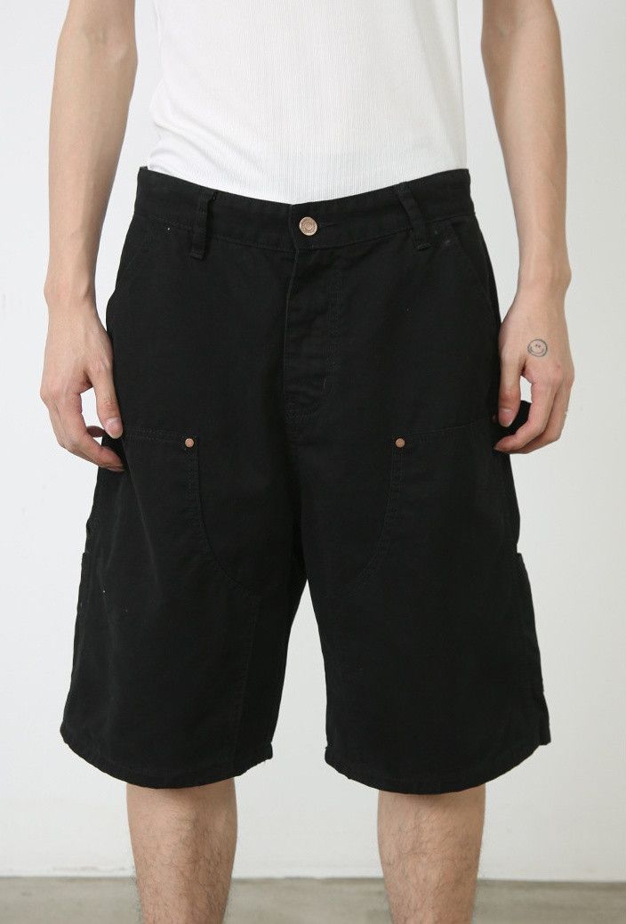 Designer × Japanese Brand Washed distressed vintage denim shorts Size US 32 / EU 48 - 1 Thumbnail