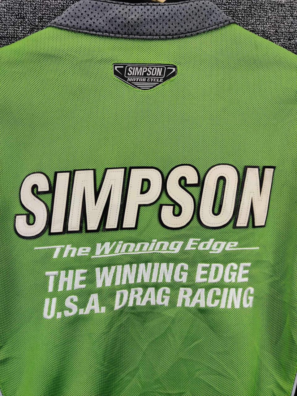 Vintage Vintage Simpson Racing Team Motorcycle Jacket Size US M / EU 48-50 / 2 - 9 Thumbnail