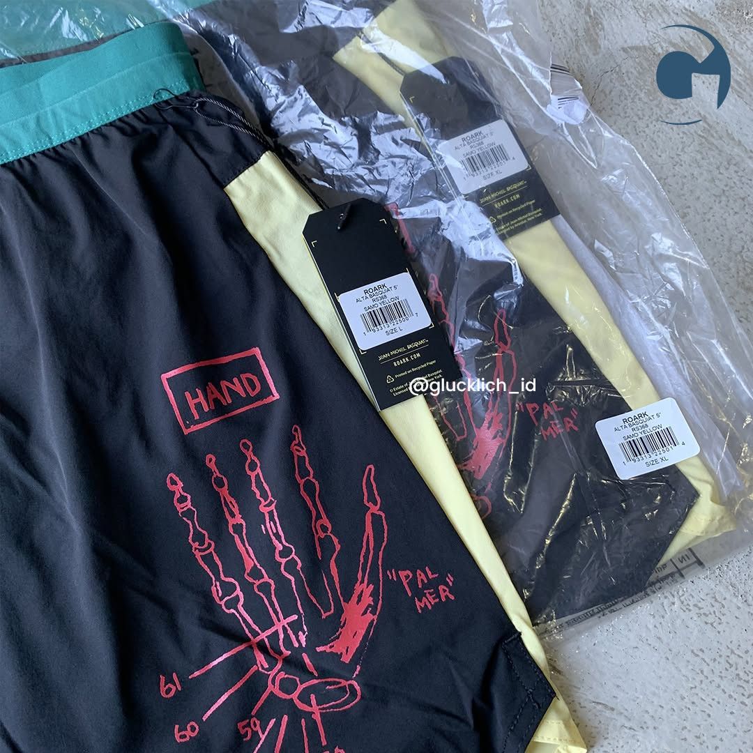 Roark Roark, Run Amok x Jean Michel Basquiat Alta 5” Short Size US 34 / EU 50 - 9 Thumbnail