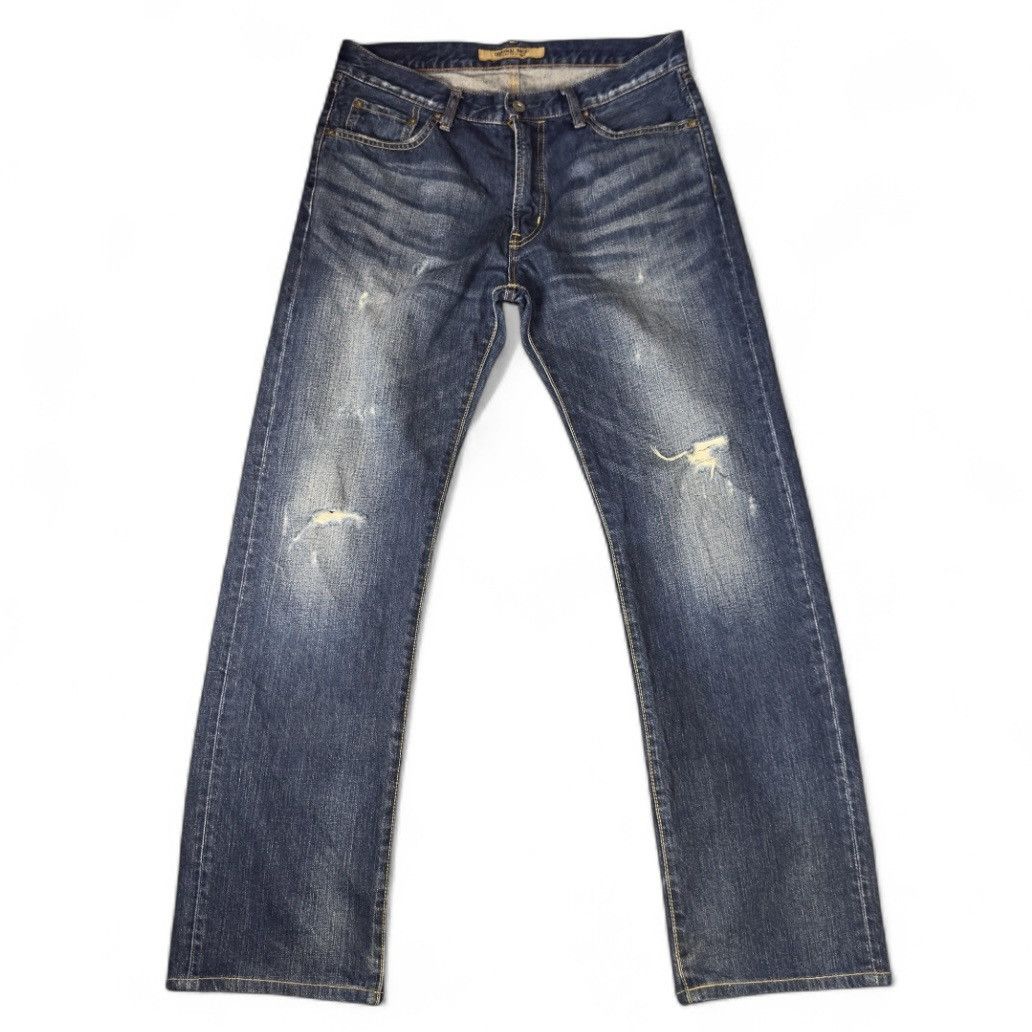 Undercover × Uniqlo Vintage 90s Japanese Uniqlo Original Basic Light Wash Denim Size US 33 - 1 Thumbnail