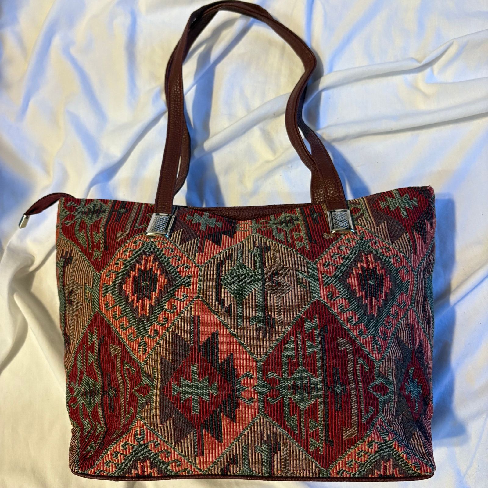 Other Handmade in Pakistan Southwestern Tote with Wristlet Boho Size ONE SIZE - 1 Thumbnail