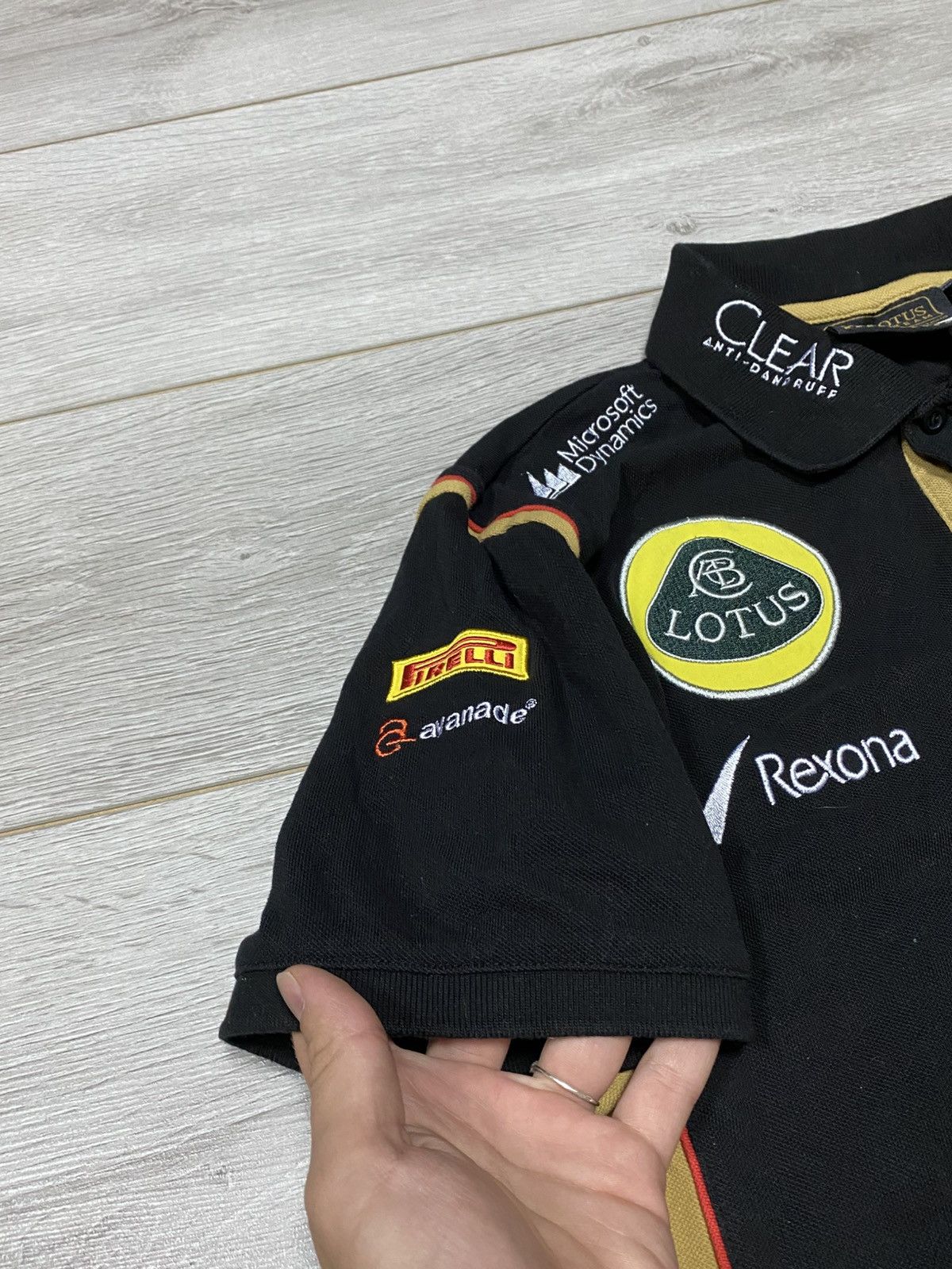 Vintage Lotus F1 formula racing polo Size US L / EU 52-54 / 3 - 8 Thumbnail