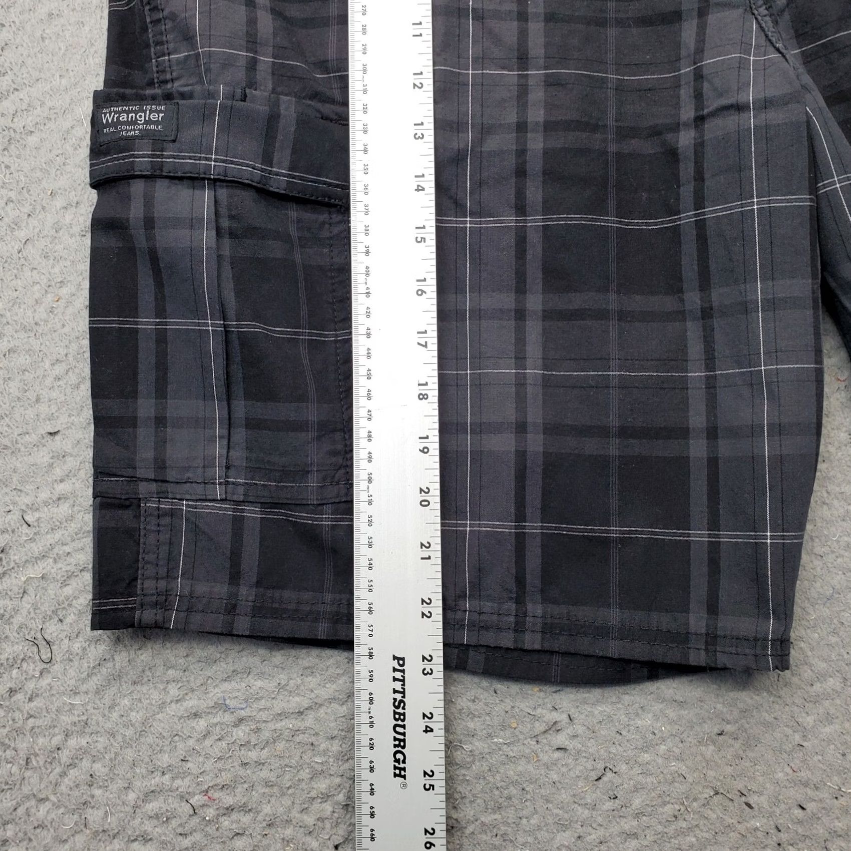Wrangler Wrangler Cargo Shorts Mens 40 Multi Plaid Premium Wash Loose Fit Hiking Outdoor Shirt Size US 40 / EU 56 - 3 Thumbnail