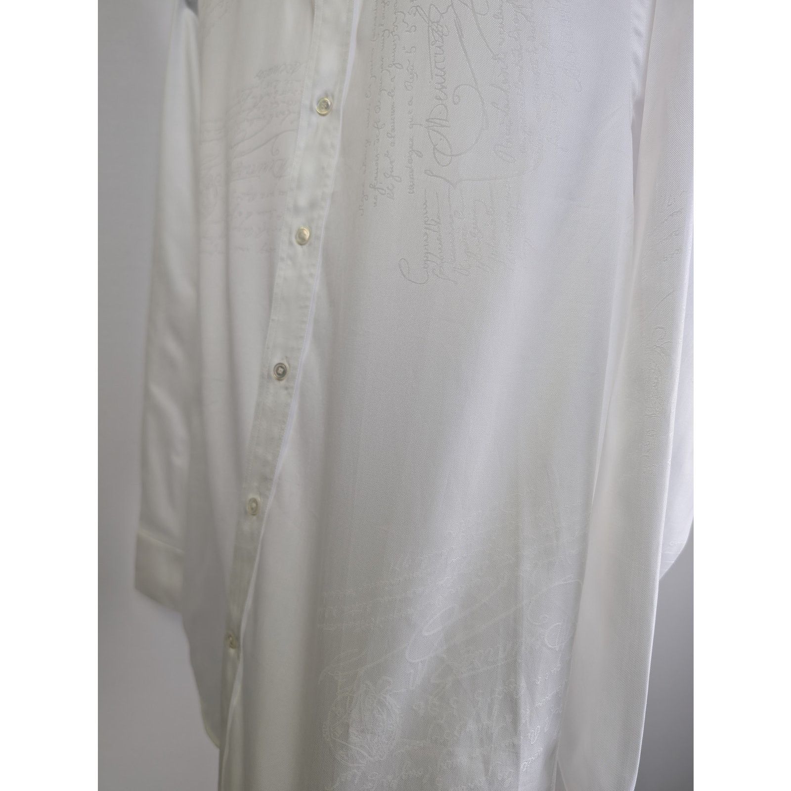 Berluti o1rshd1 Button up Shirt in White Size US M / EU 48-50 / 2 - 8 Thumbnail
