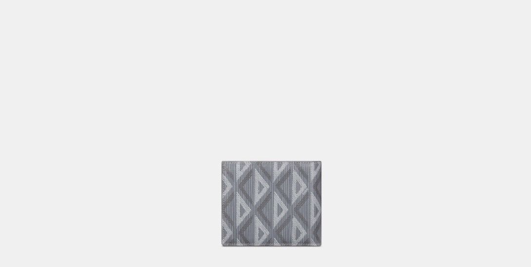 Dior o1w1db10325 2ESBC0 Size: OS / Bifold Wallet in Grey Size ONE SIZE - 3 Thumbnail
