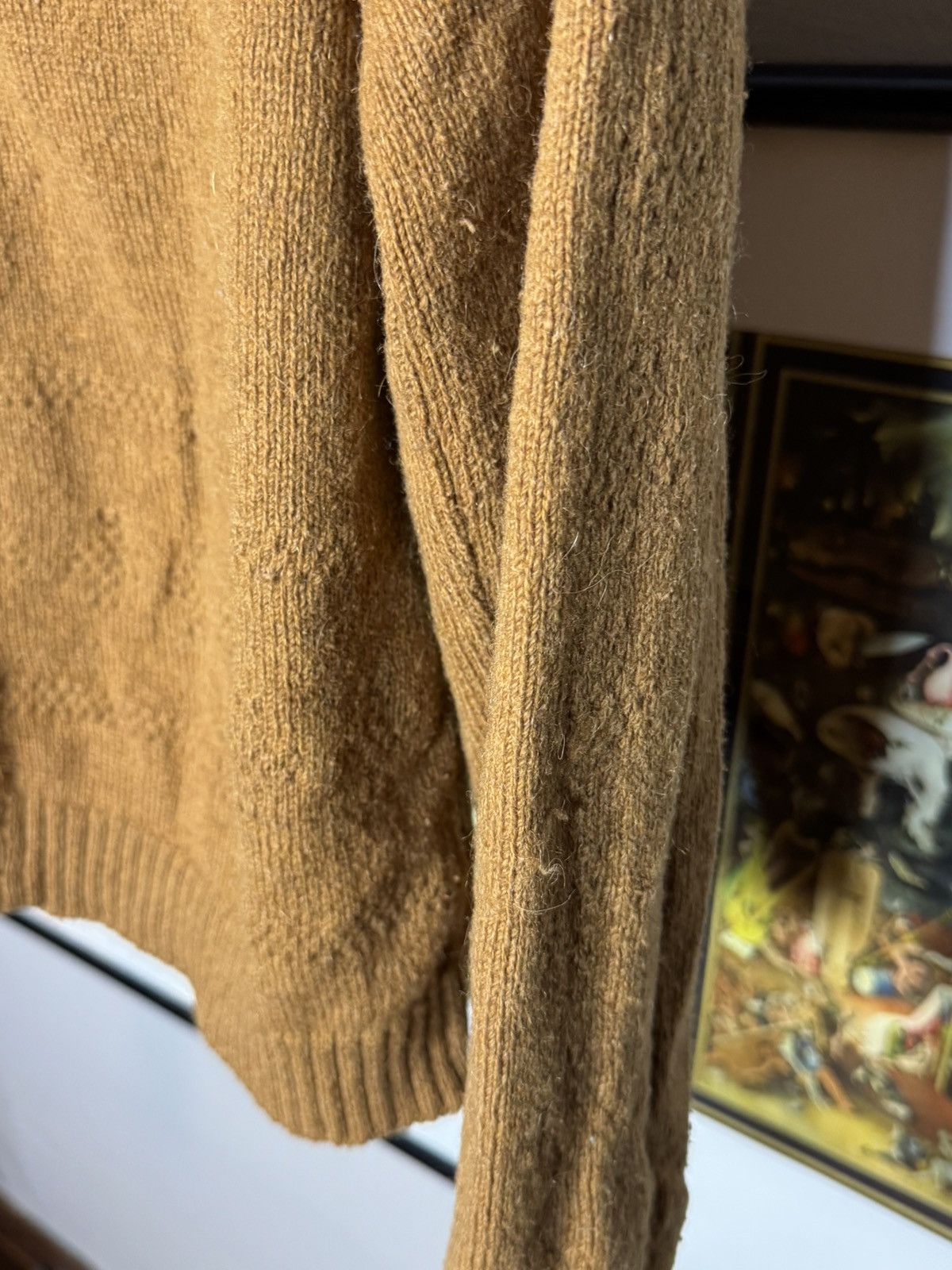Vintage Vintage Mohair Blend Brown Cardigan Sweater Size US M / EU 48-50 / 2 - 2 Thumbnail