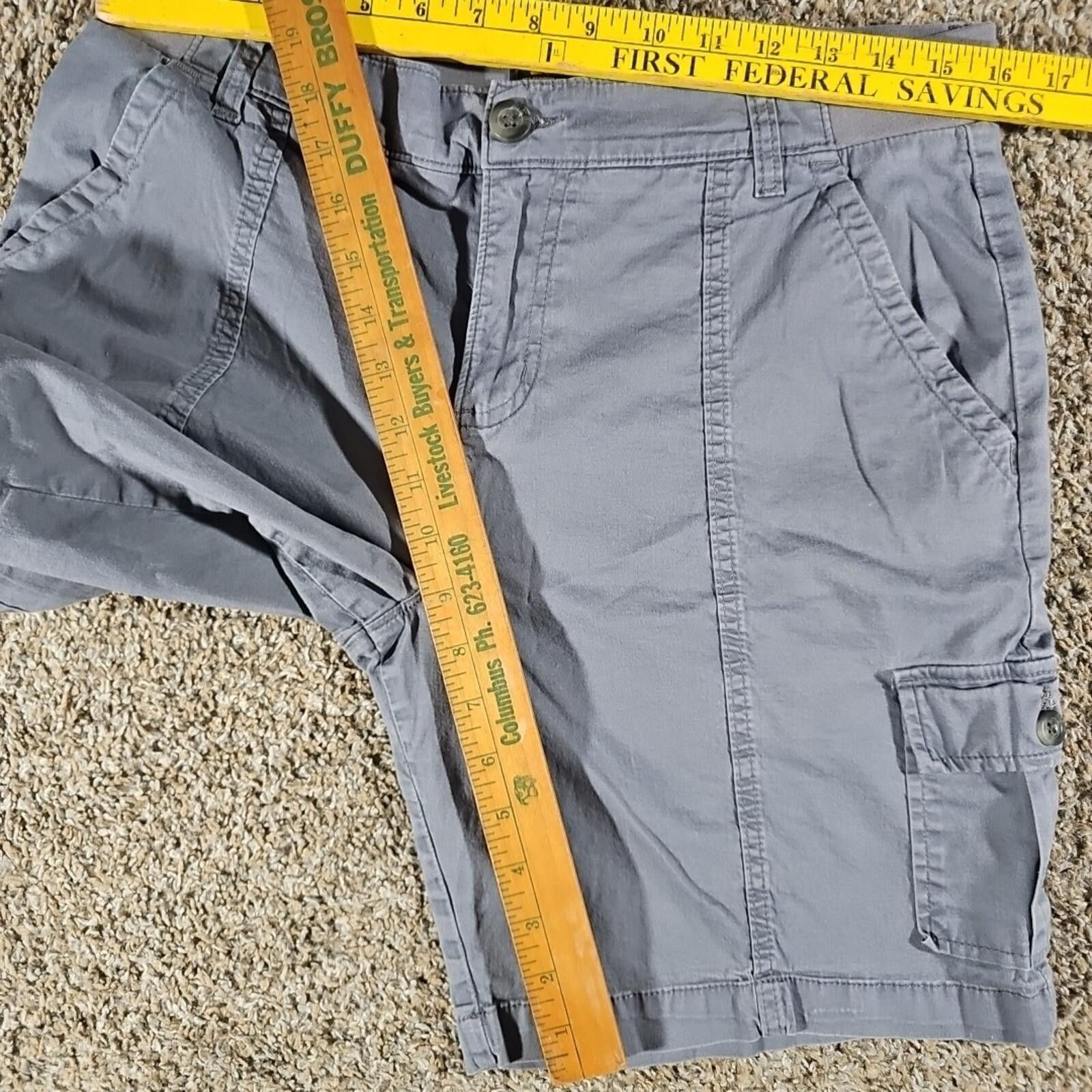 Lee Lee Sz 10 Flex Cargo Shorts Gray Size 32" / US 10 / IT 46 - 5 Thumbnail